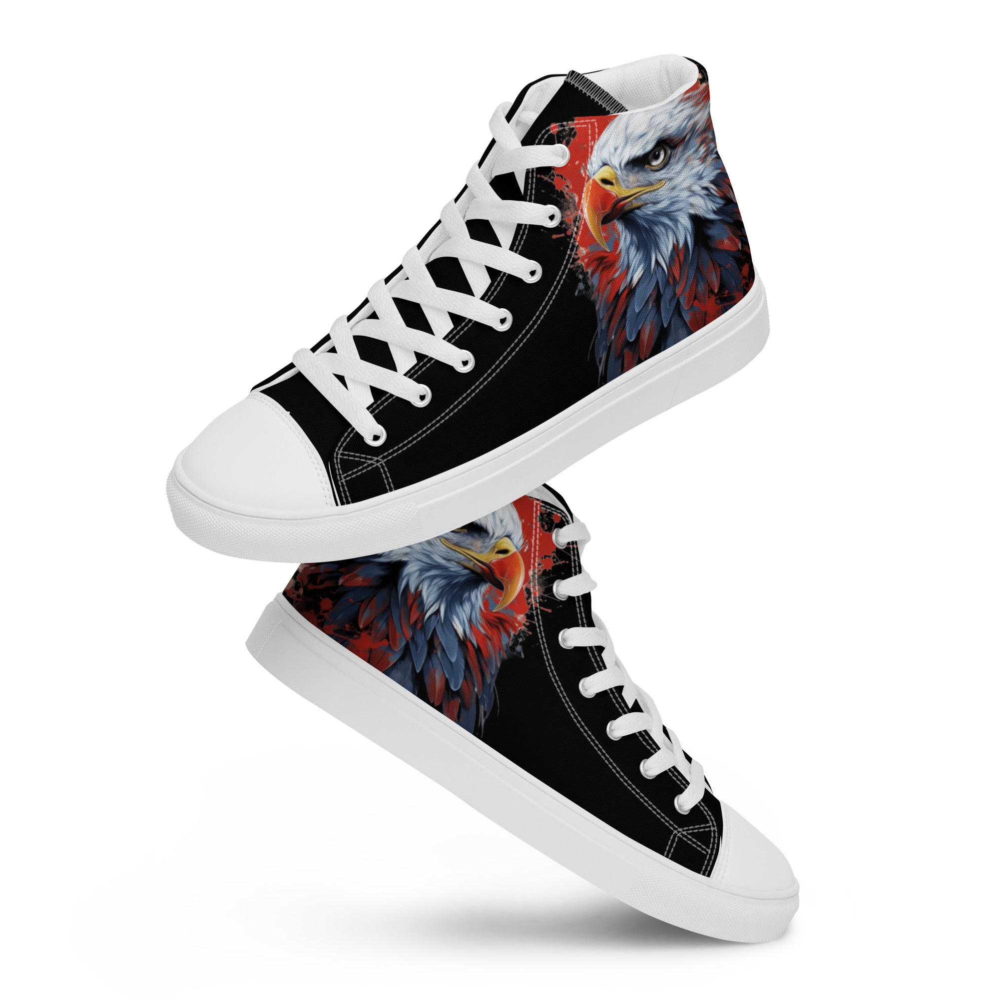 Eagle Eye Men’s high top canvas shoes