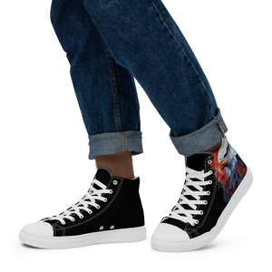 Eagle Eye Men’s high top canvas shoes