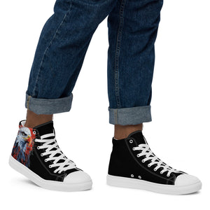 Eagle Eye Men’s high top canvas shoes