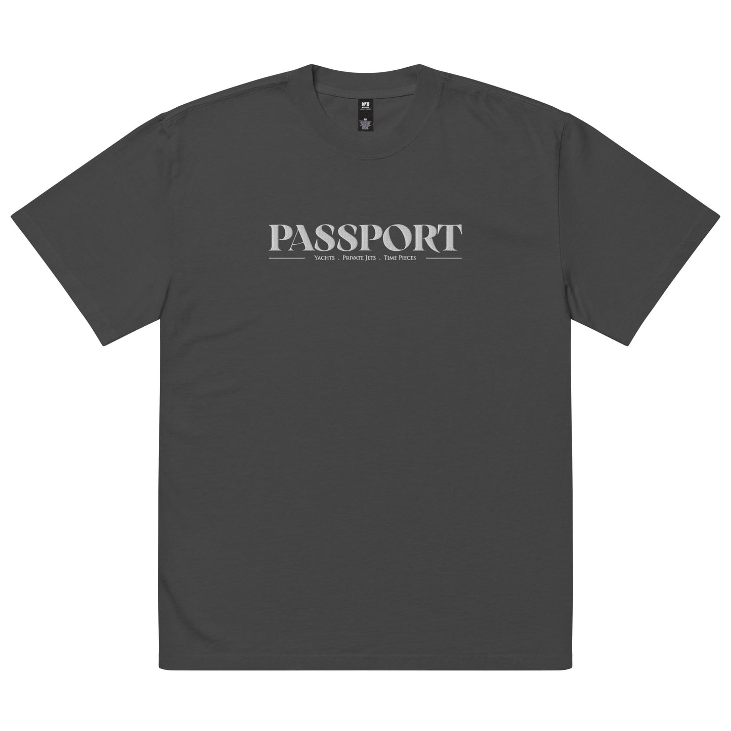 PASSPORT Oversized faded t-shirt