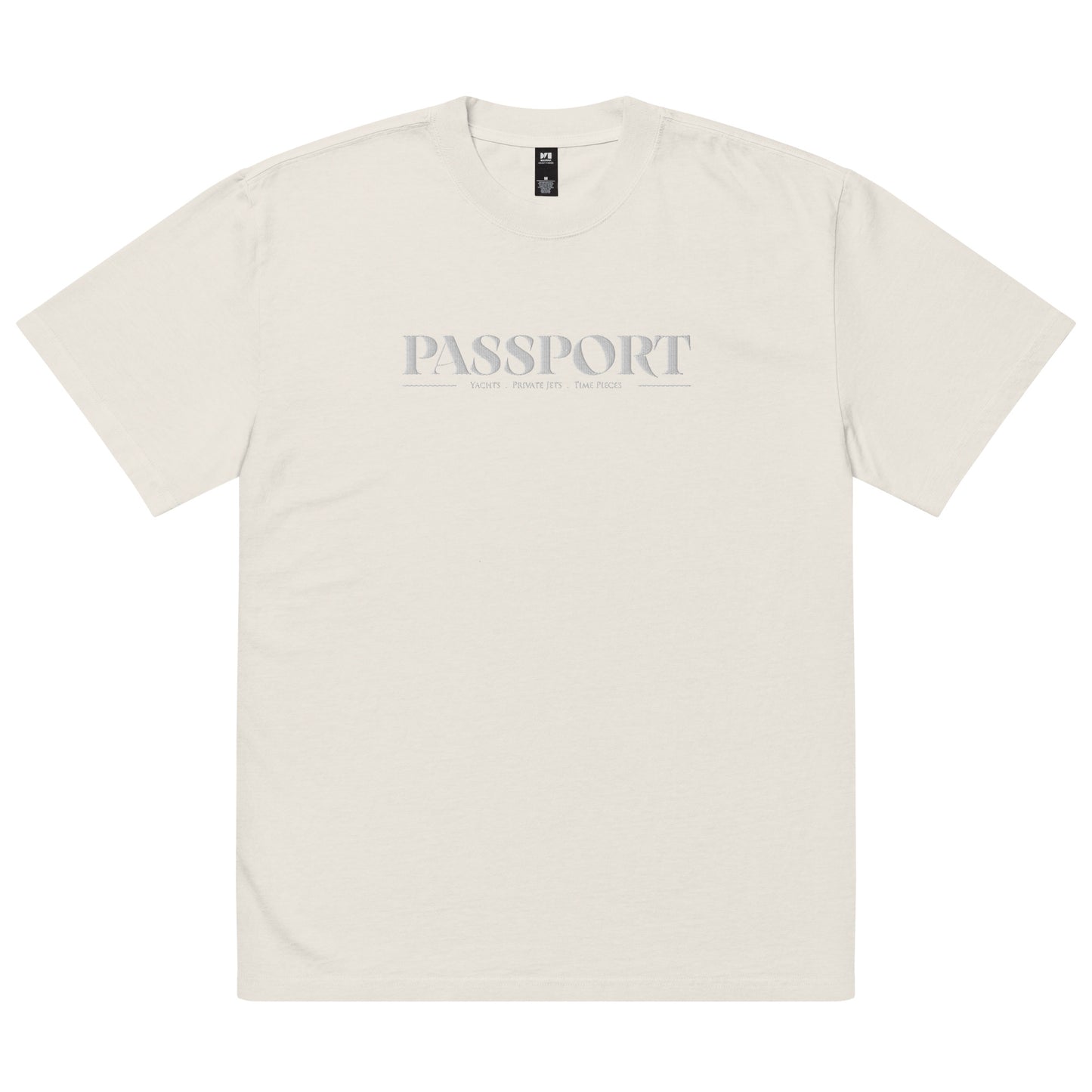 PASSPORT Oversized faded t-shirt
