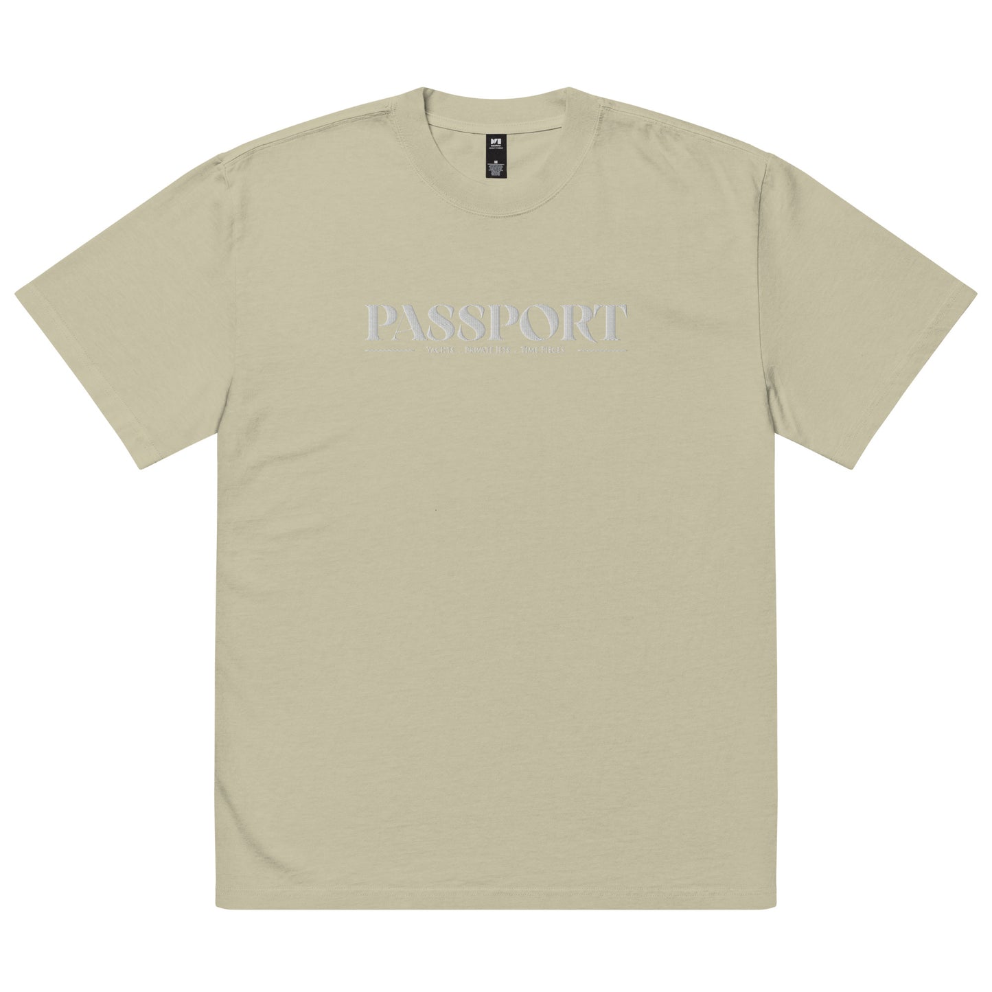PASSPORT Oversized faded t-shirt