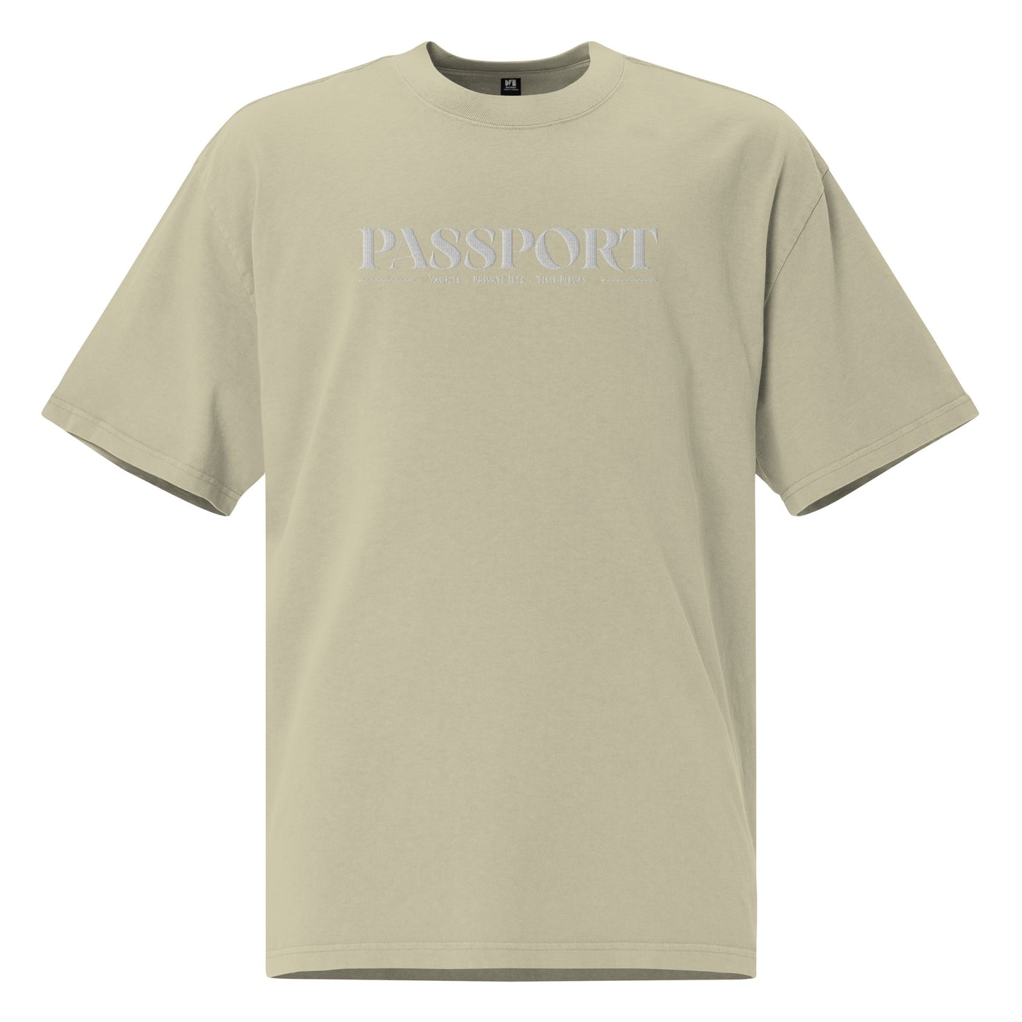 PASSPORT Oversized faded t-shirt