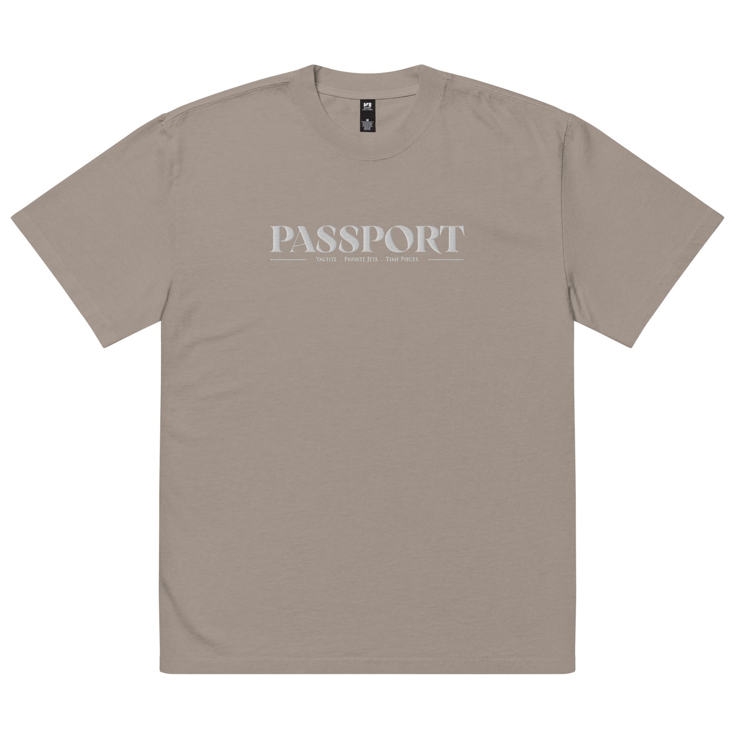 PASSPORT Oversized faded t-shirt