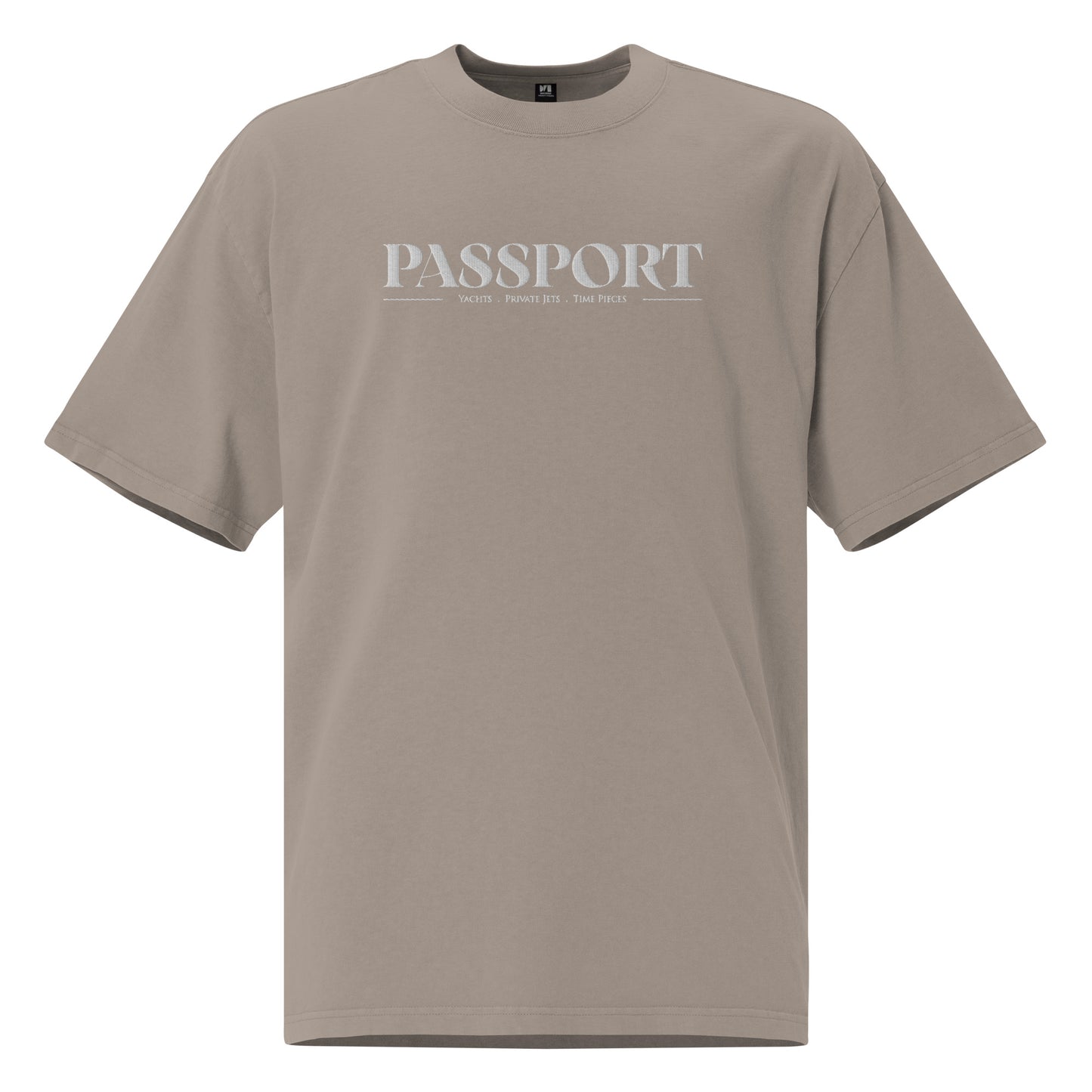 PASSPORT Oversized faded t-shirt