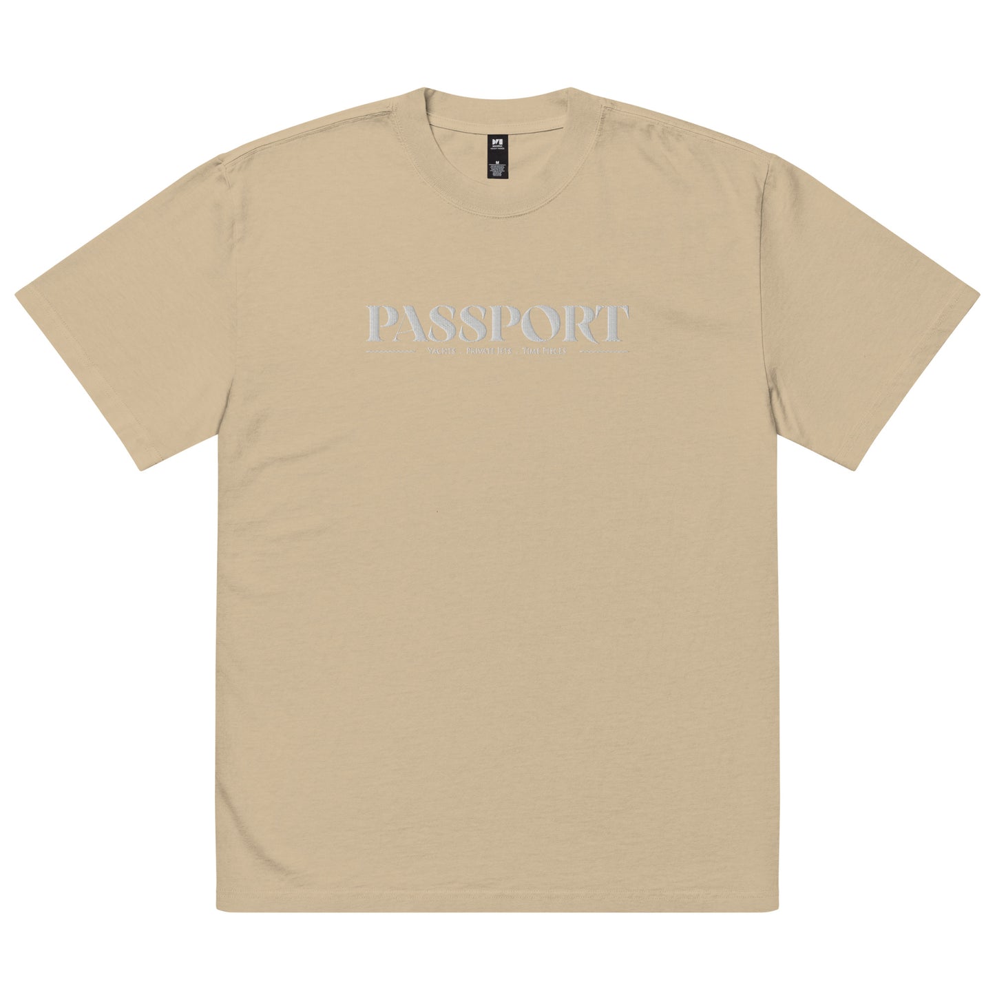 PASSPORT Oversized faded t-shirt