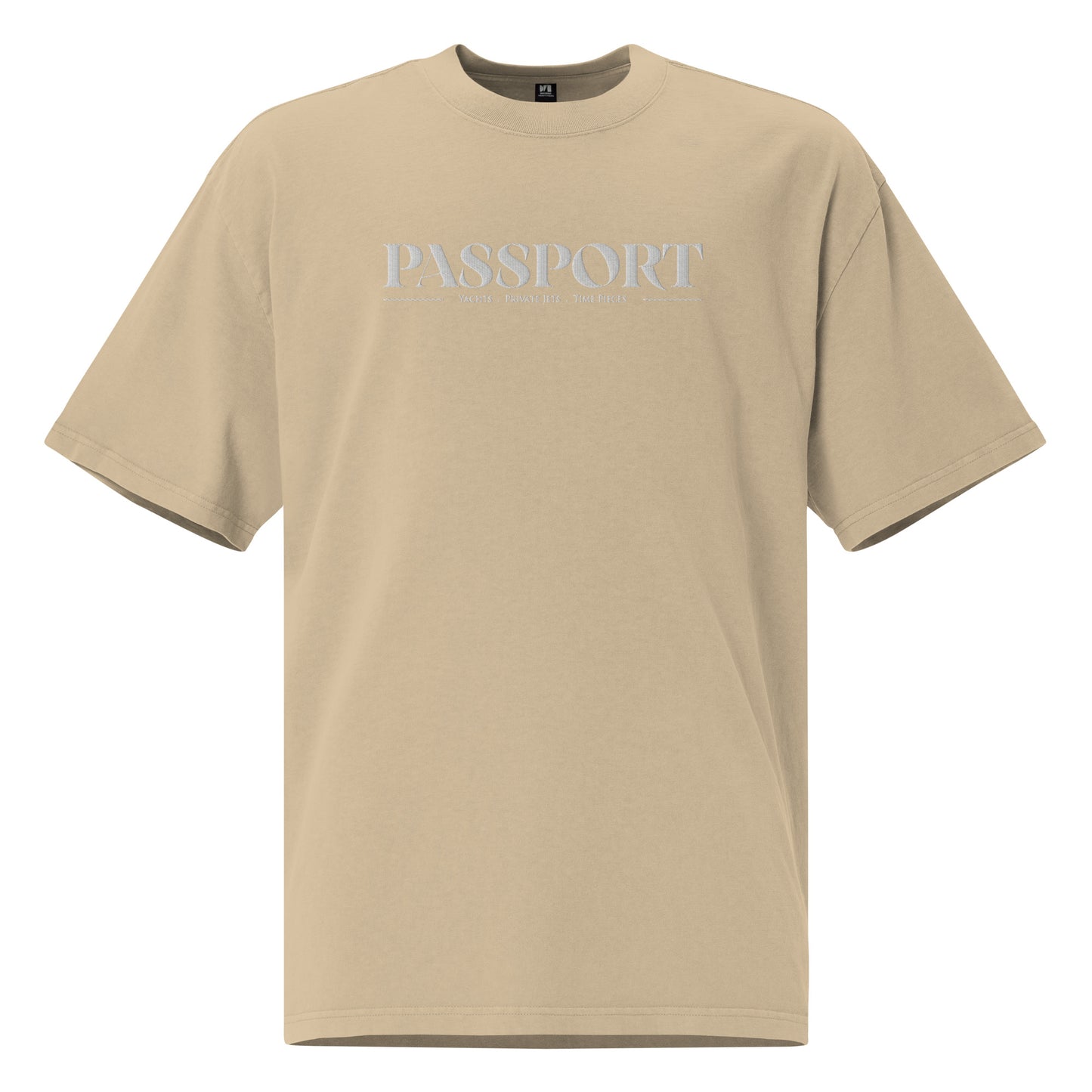 PASSPORT Oversized faded t-shirt