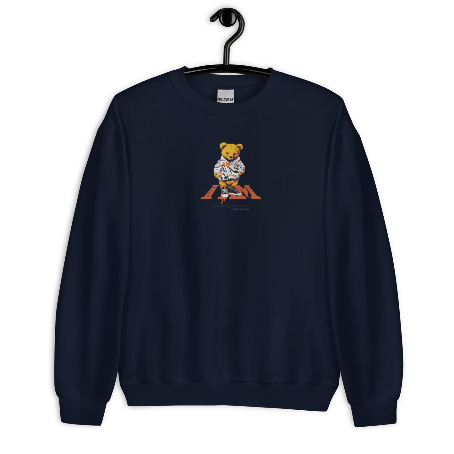I Am Bear Embroid Unisex Sweatshirt