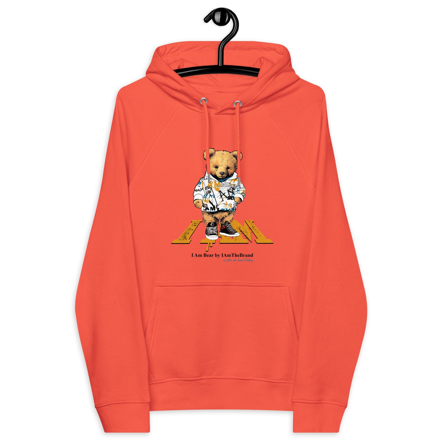 I Am Bear Unisex eco raglan hoodie