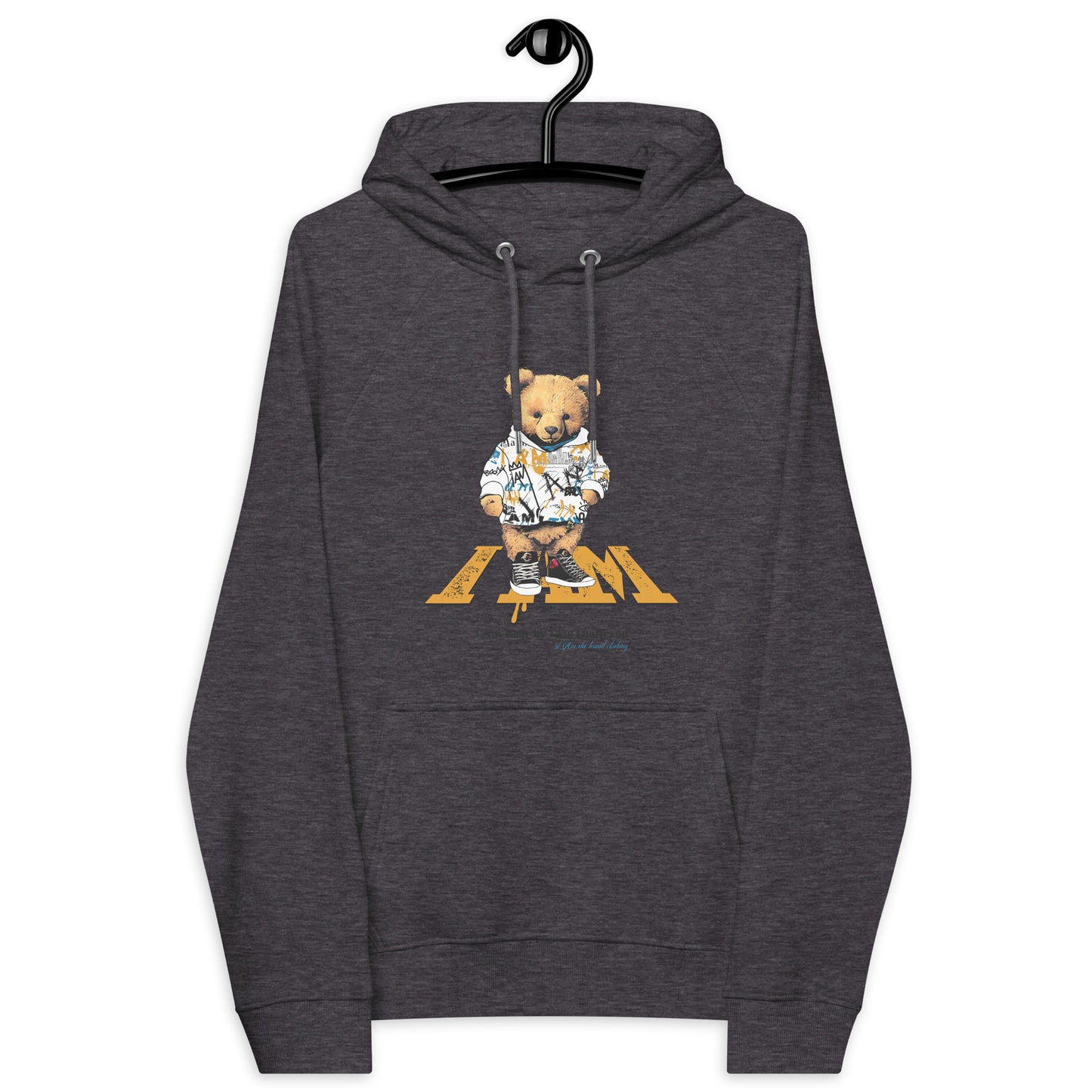 I Am Bear Unisex eco raglan hoodie
