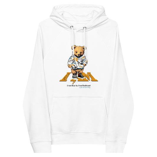 I Am Bear Unisex eco raglan hoodie