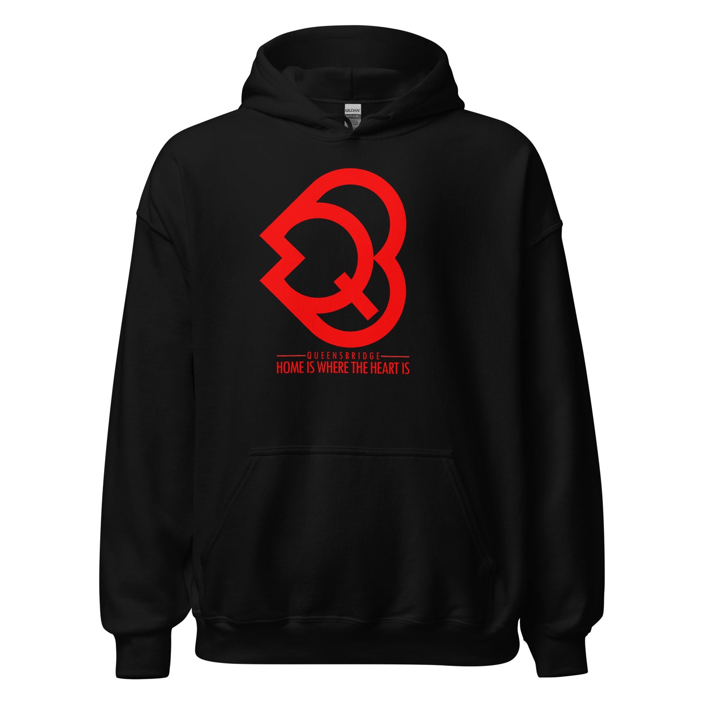 Qb Heart Unisex Hoodie