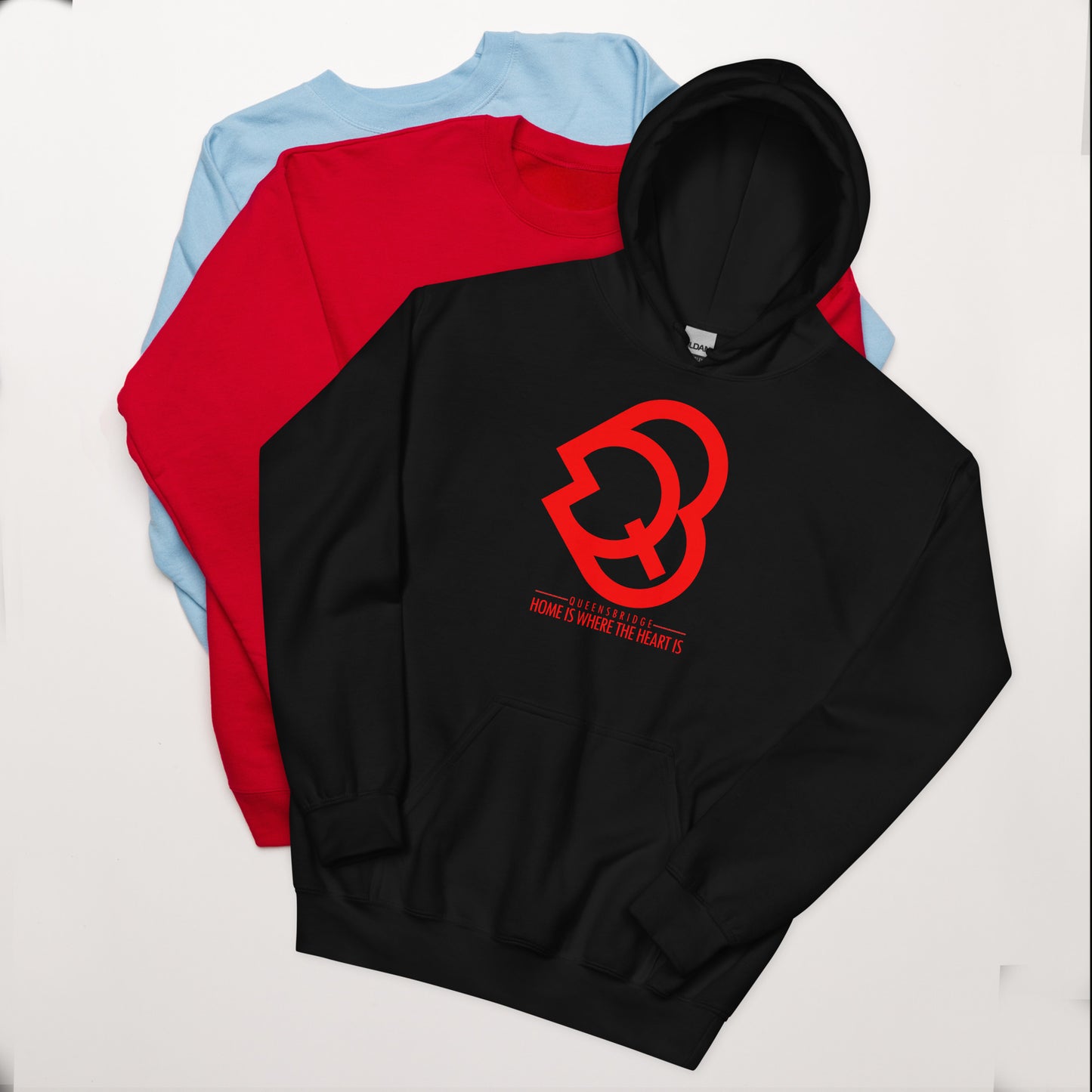 Qb Heart Unisex Hoodie