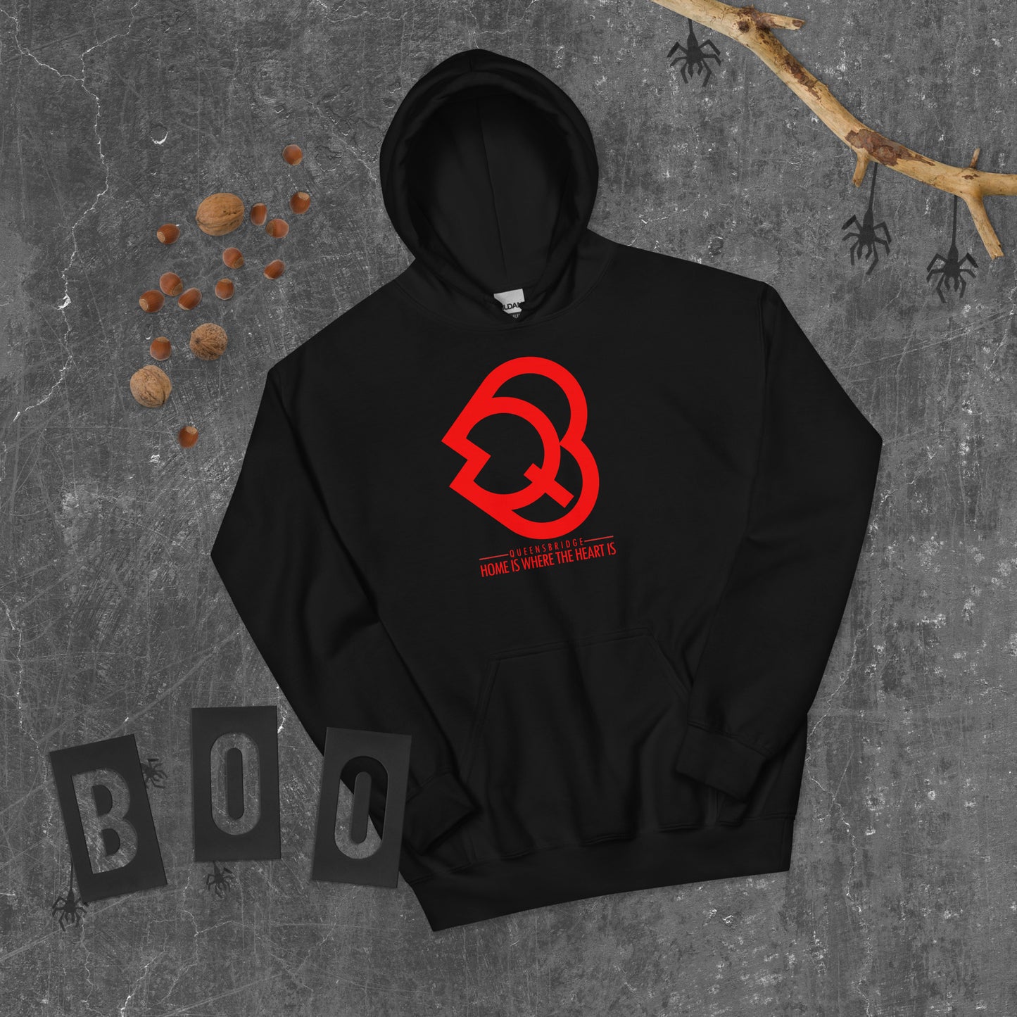 Qb Heart Unisex Hoodie