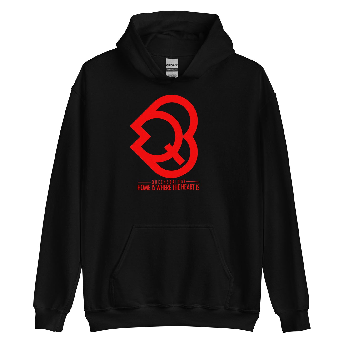 Qb Heart Unisex Hoodie