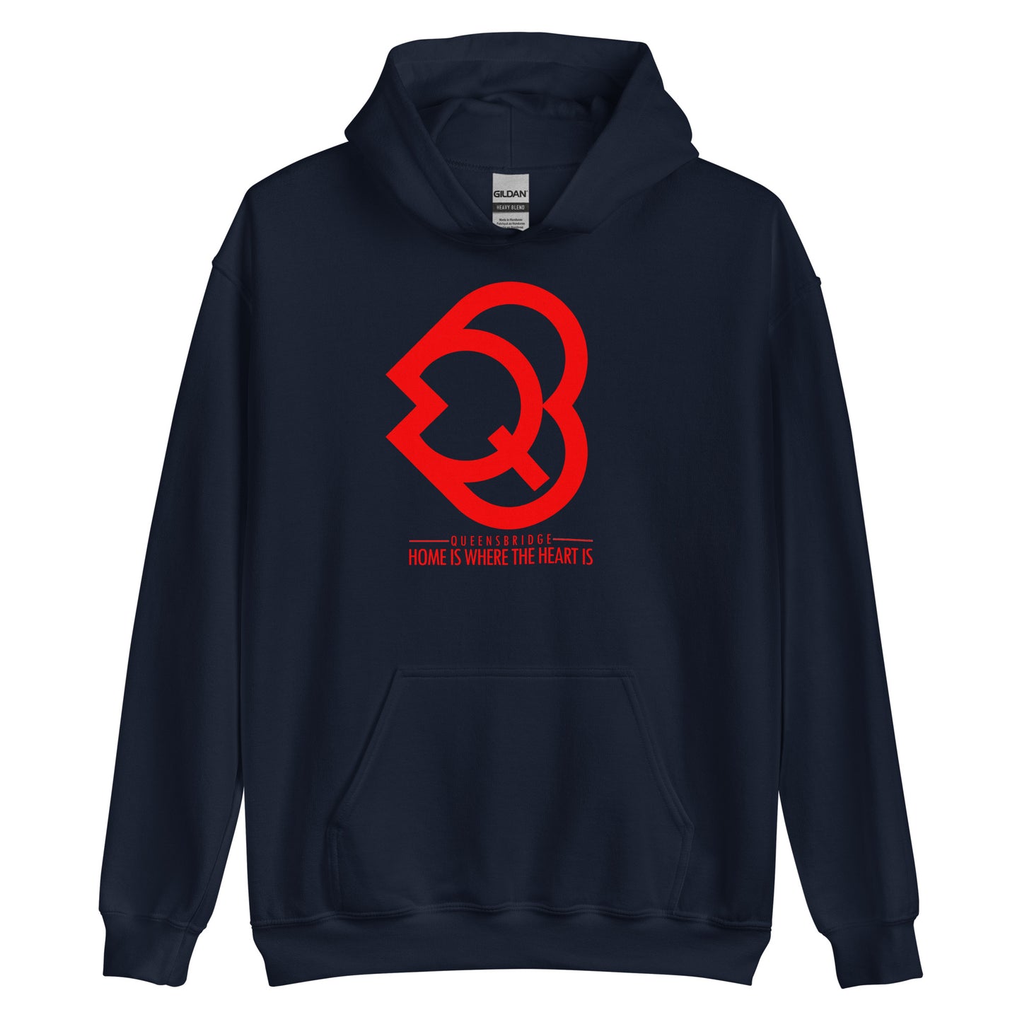 Qb Heart Unisex Hoodie