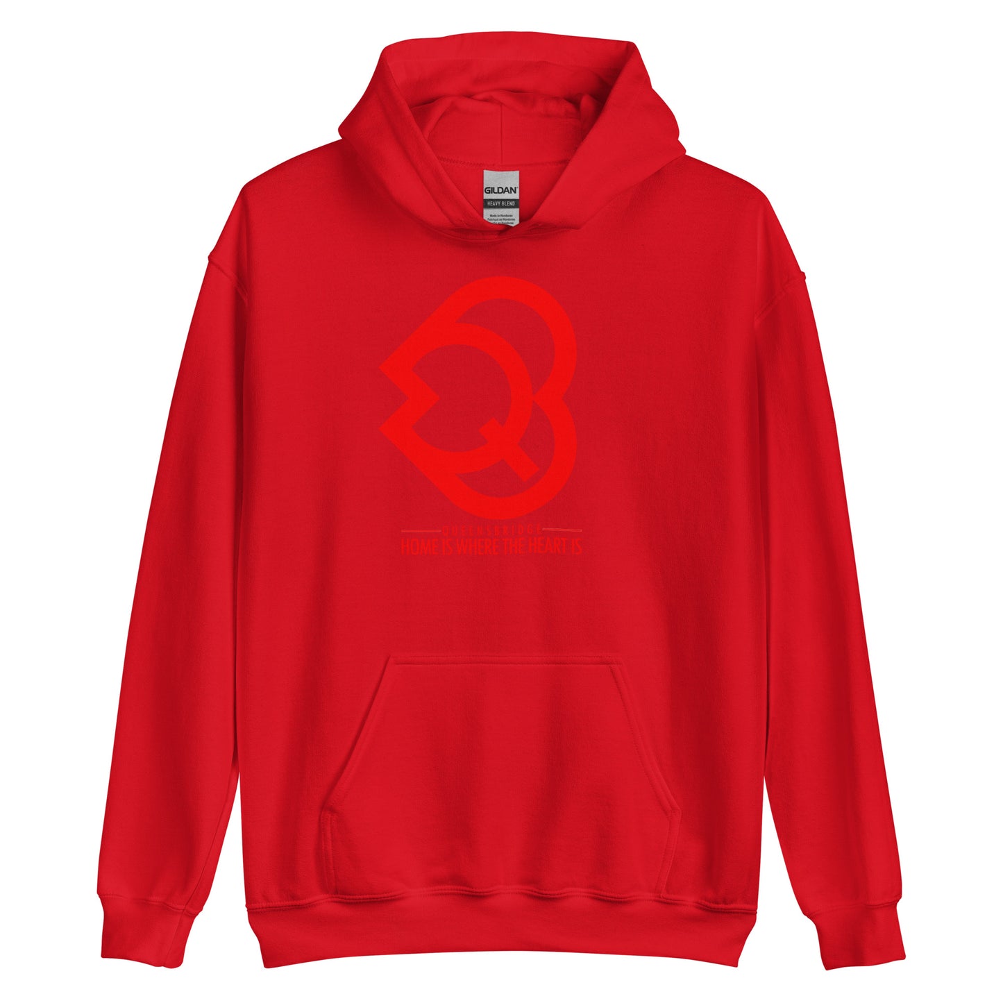 Qb Heart Unisex Hoodie