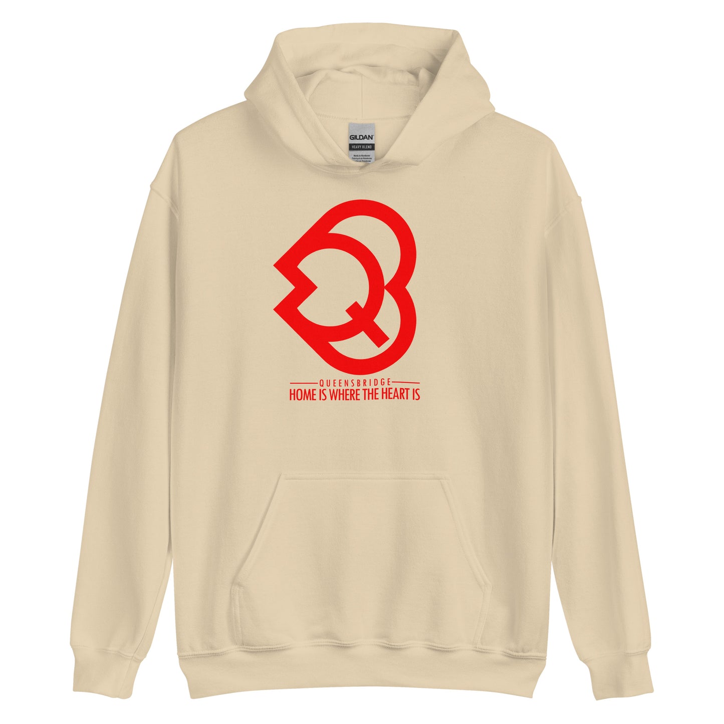 Qb Heart Unisex Hoodie