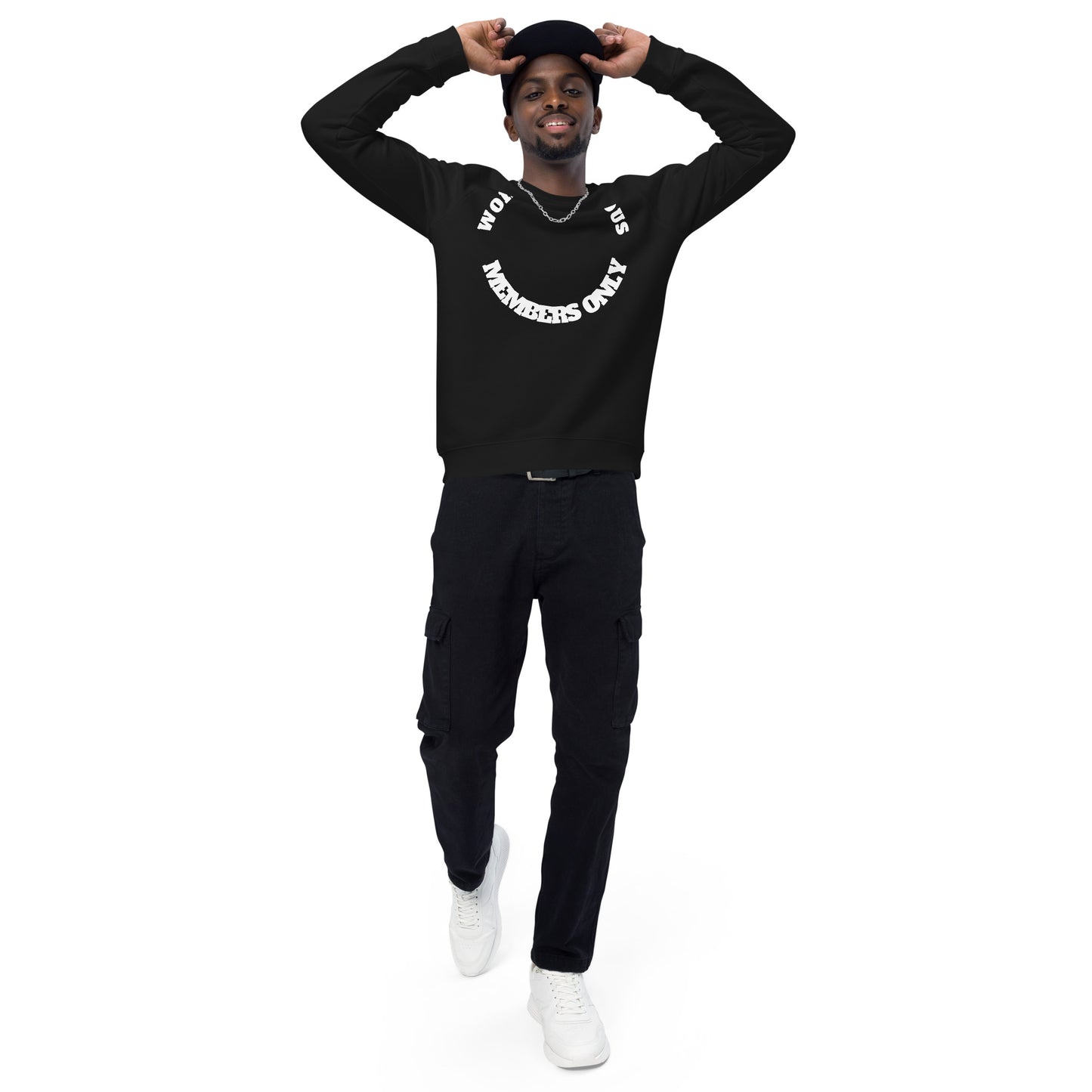 Members Only Unisex organic raglan sweatshirt