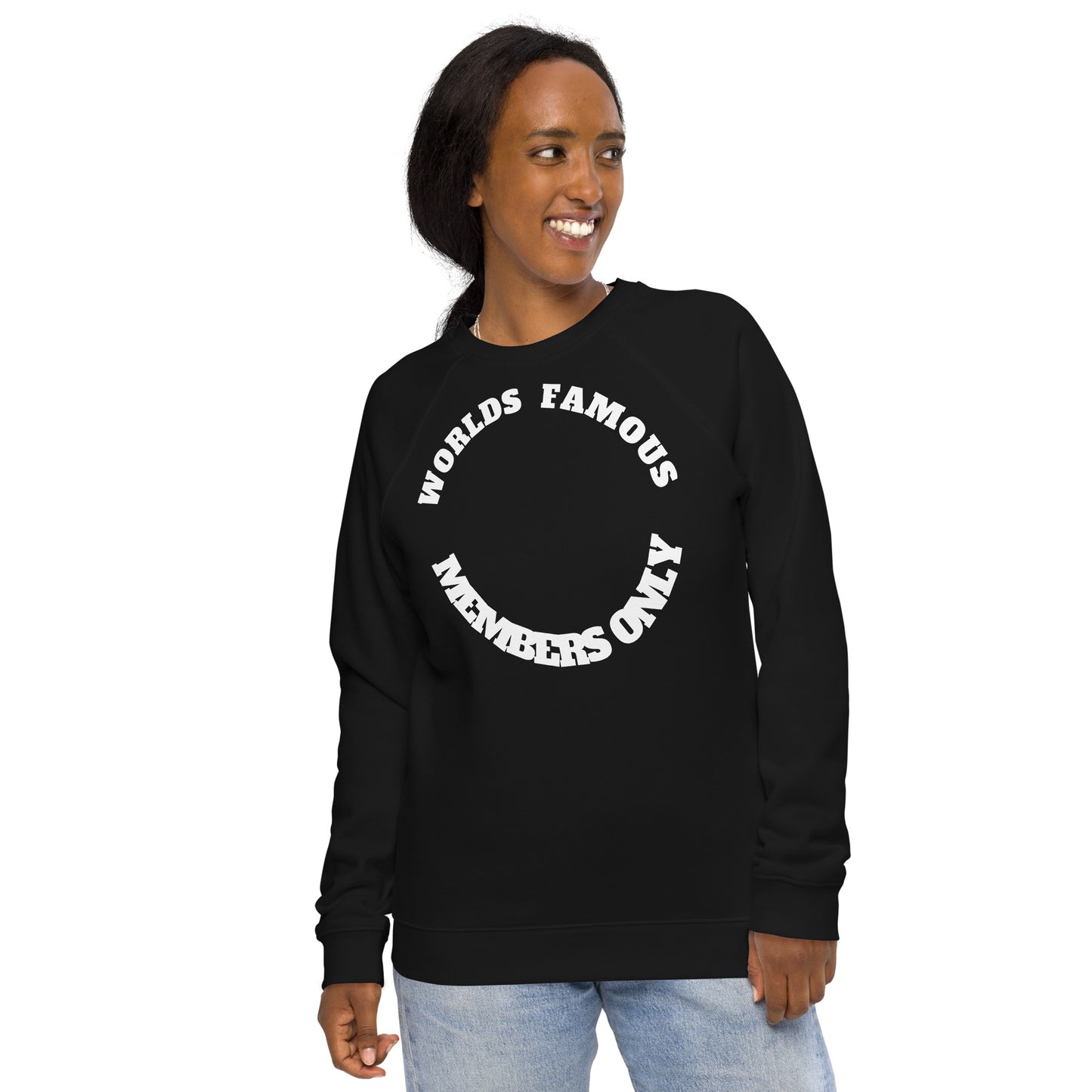 Members Only Unisex organic raglan sweatshirt