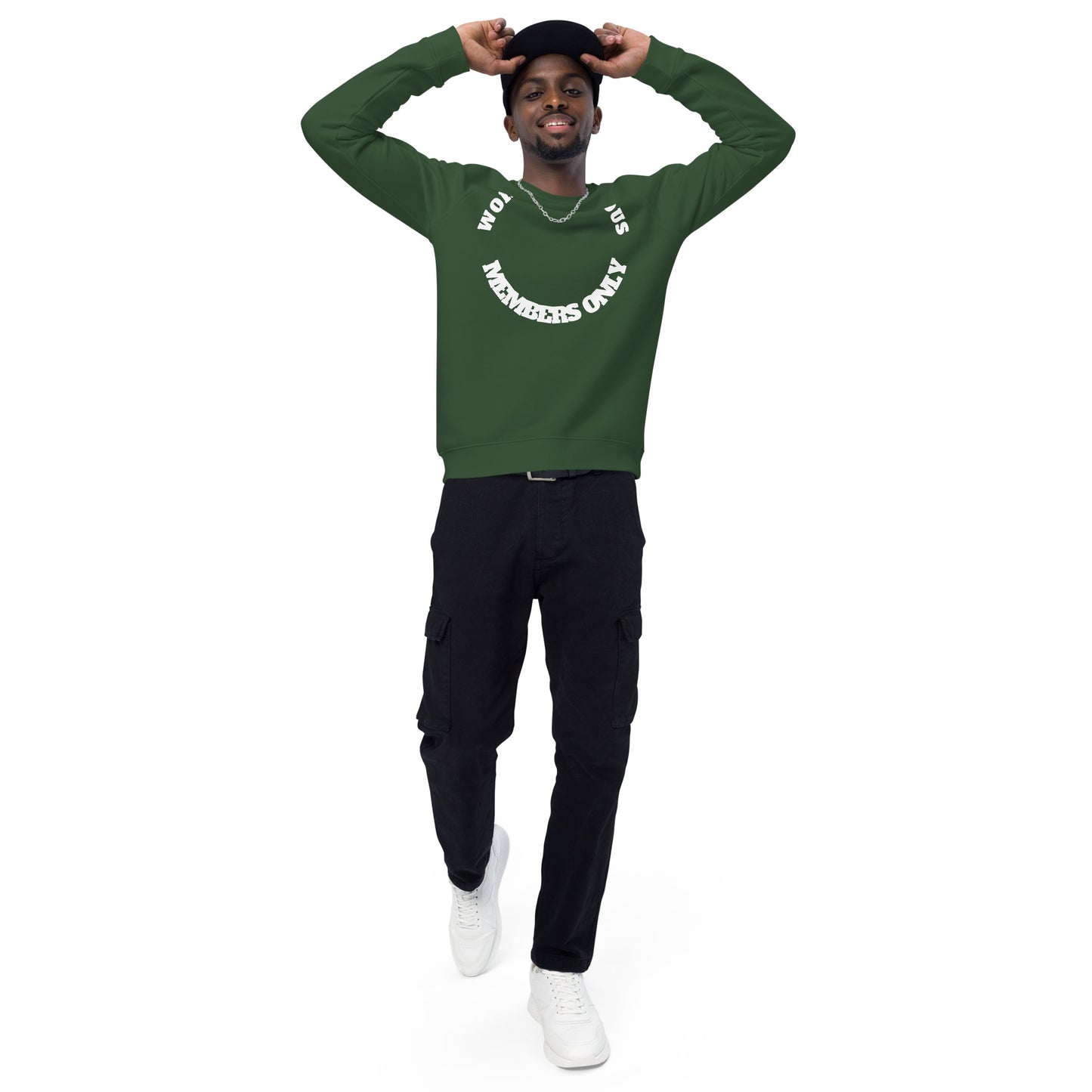 Members Only Unisex organic raglan sweatshirt