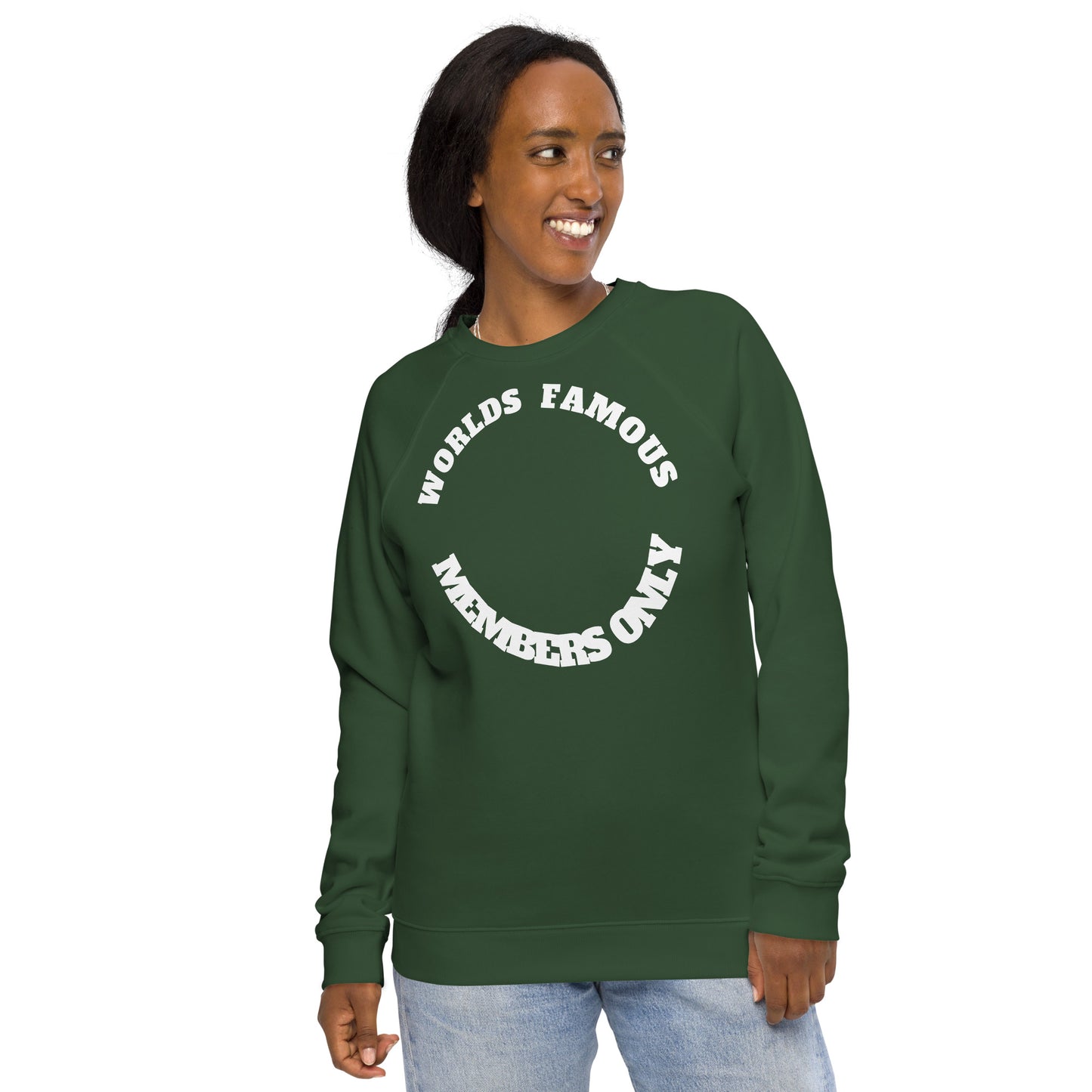 Members Only Unisex organic raglan sweatshirt