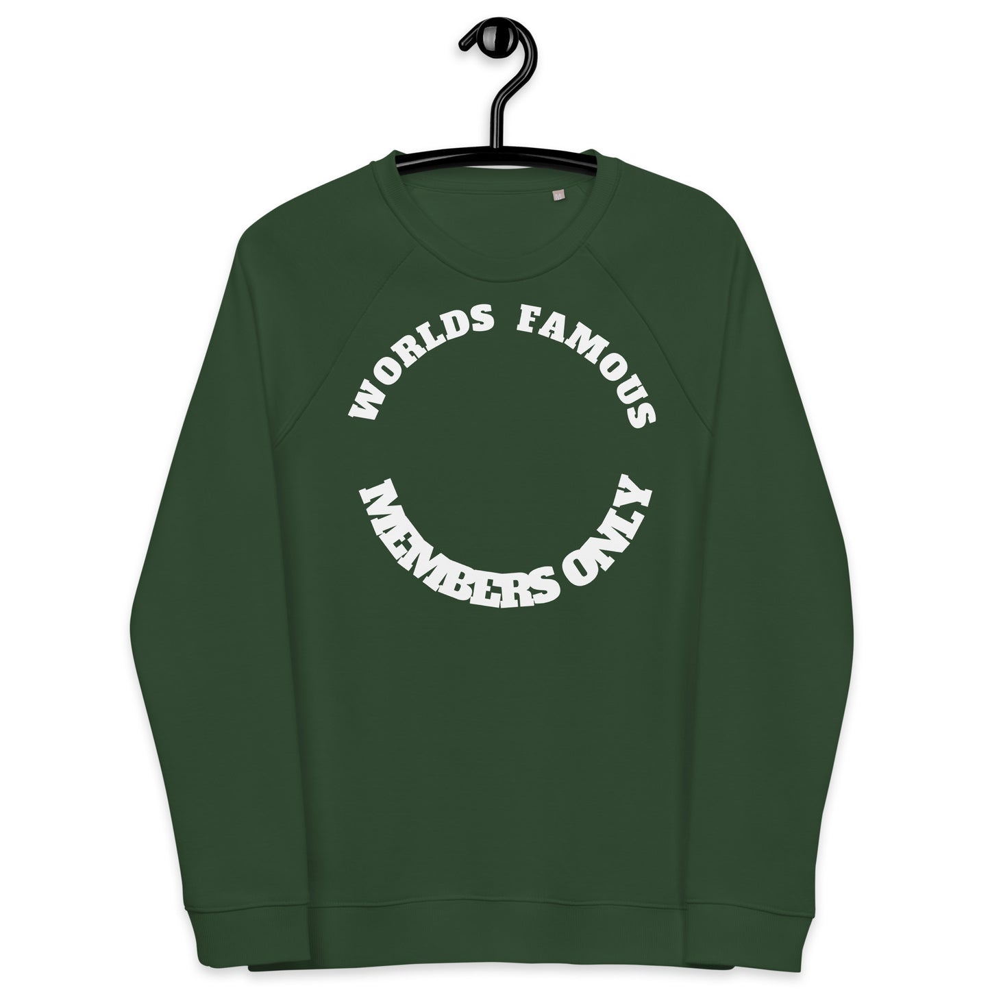 Members Only Unisex organic raglan sweatshirt