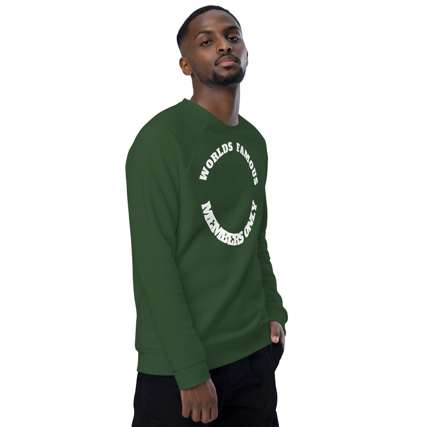 Members Only Unisex organic raglan sweatshirt