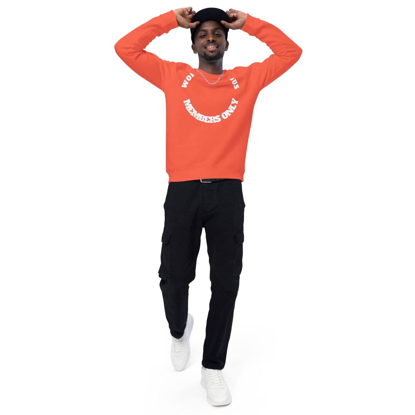 Members Only Unisex organic raglan sweatshirt