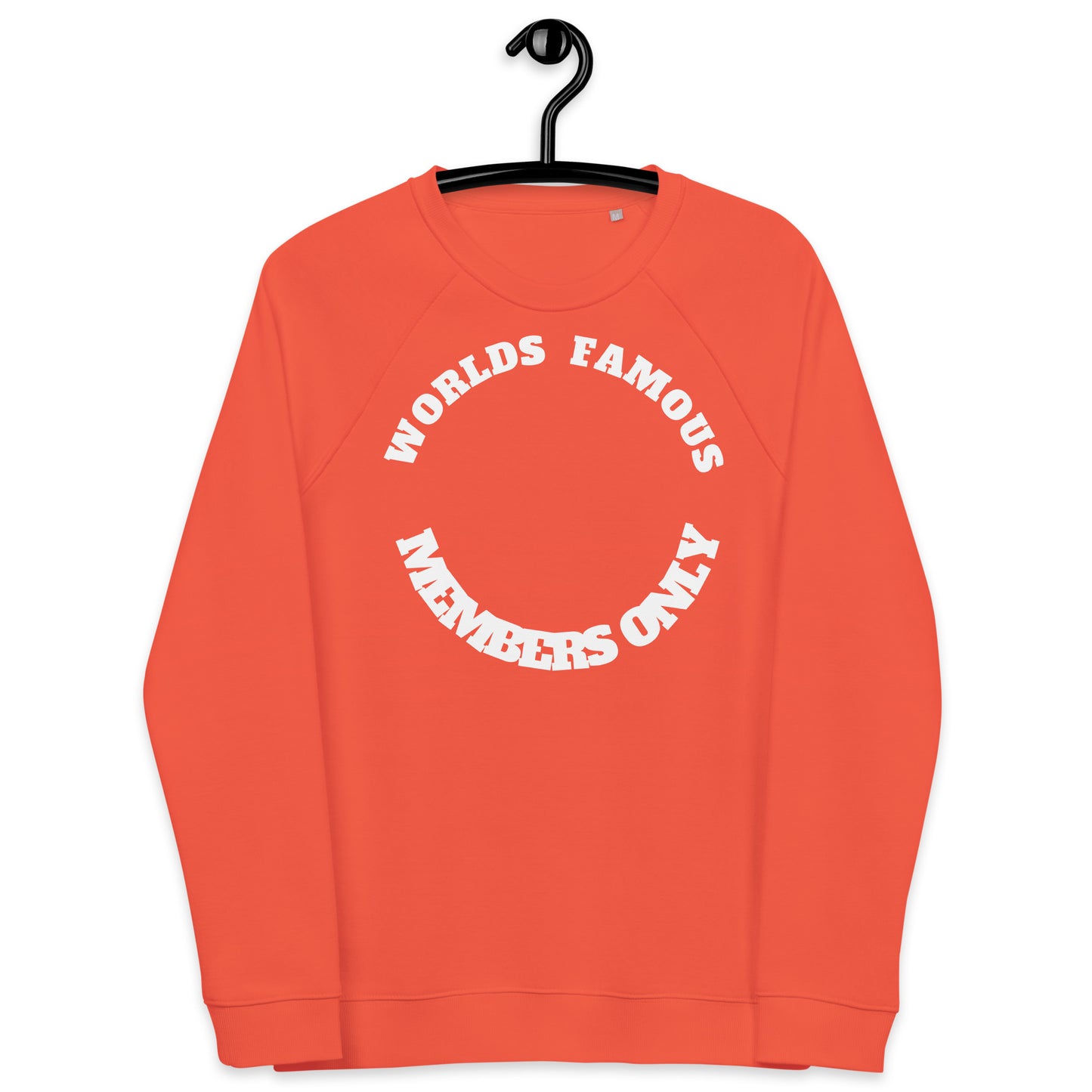 Members Only Unisex organic raglan sweatshirt