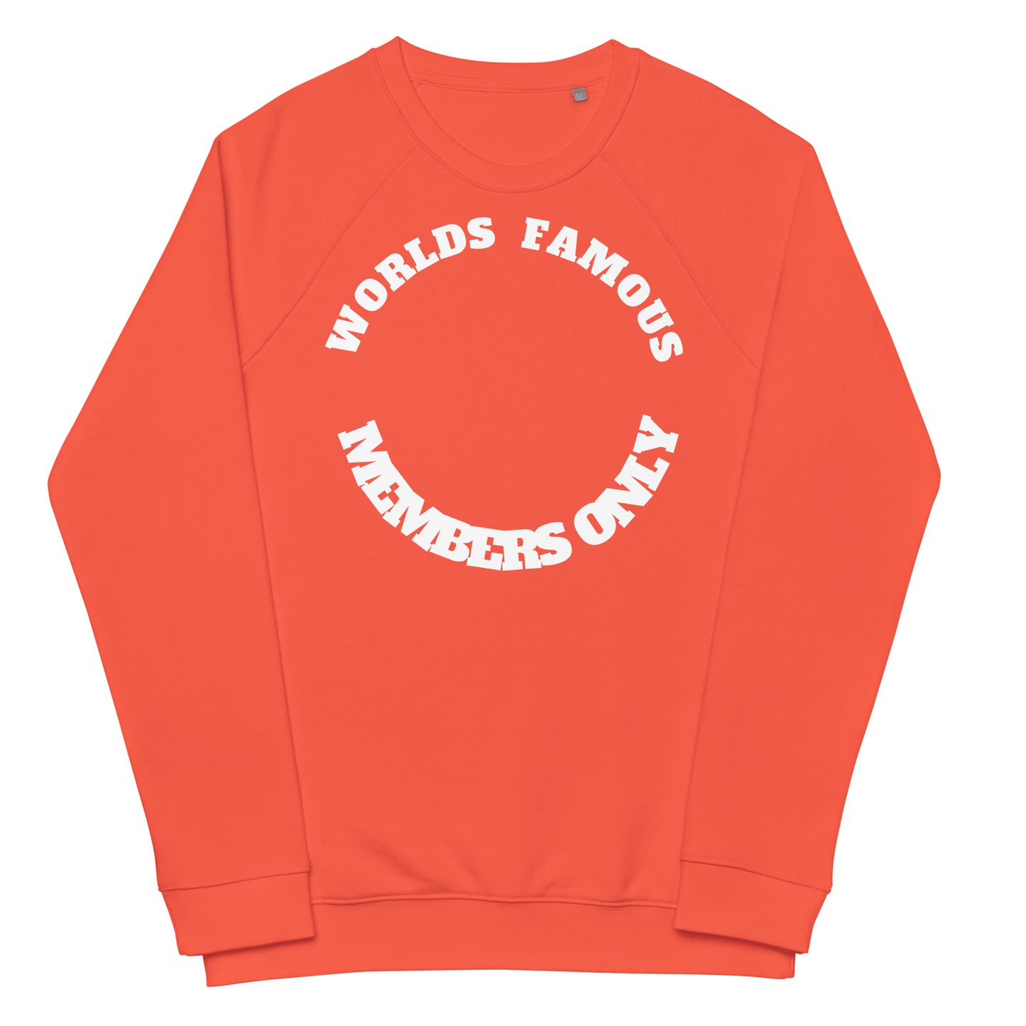 Members Only Unisex organic raglan sweatshirt
