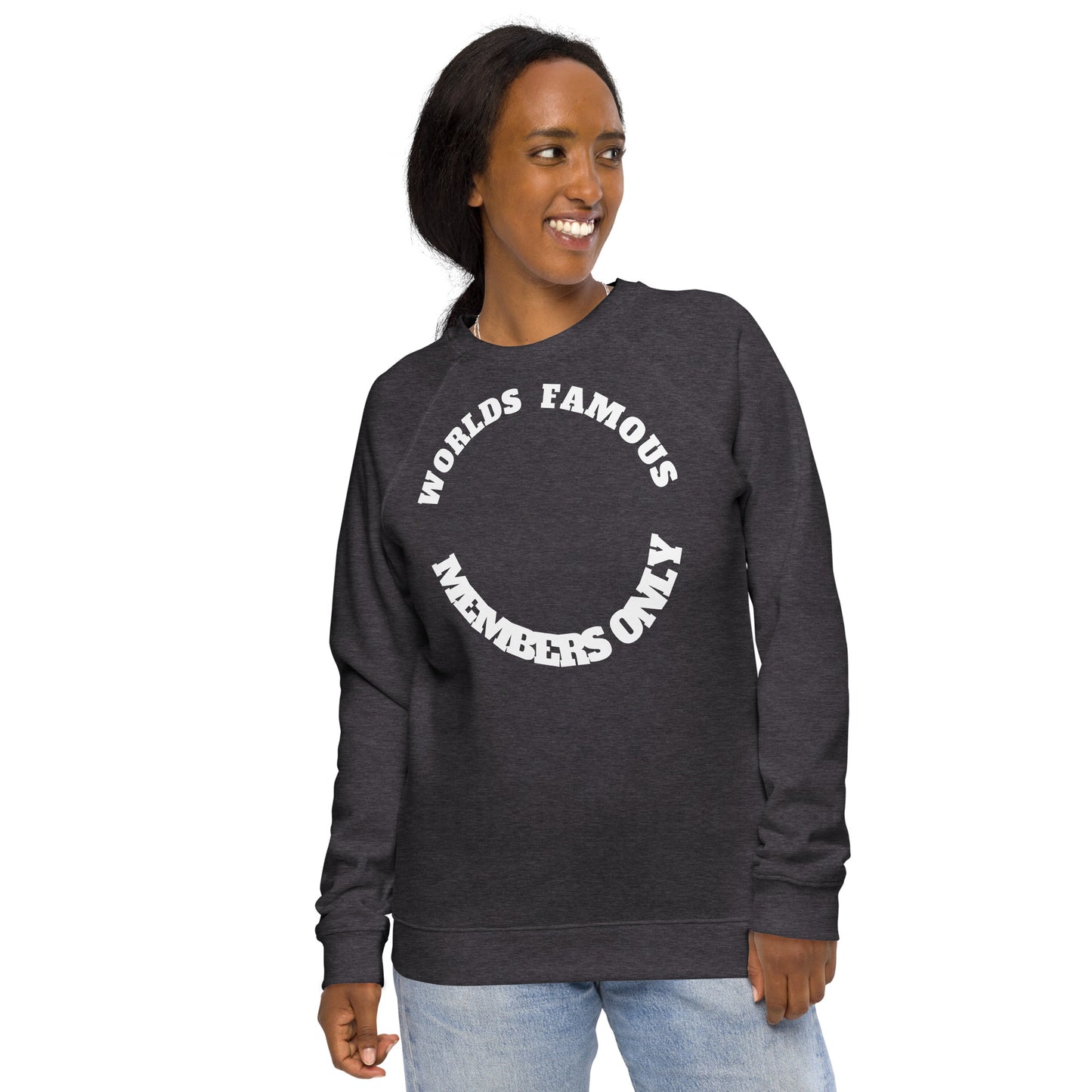 Members Only Unisex organic raglan sweatshirt