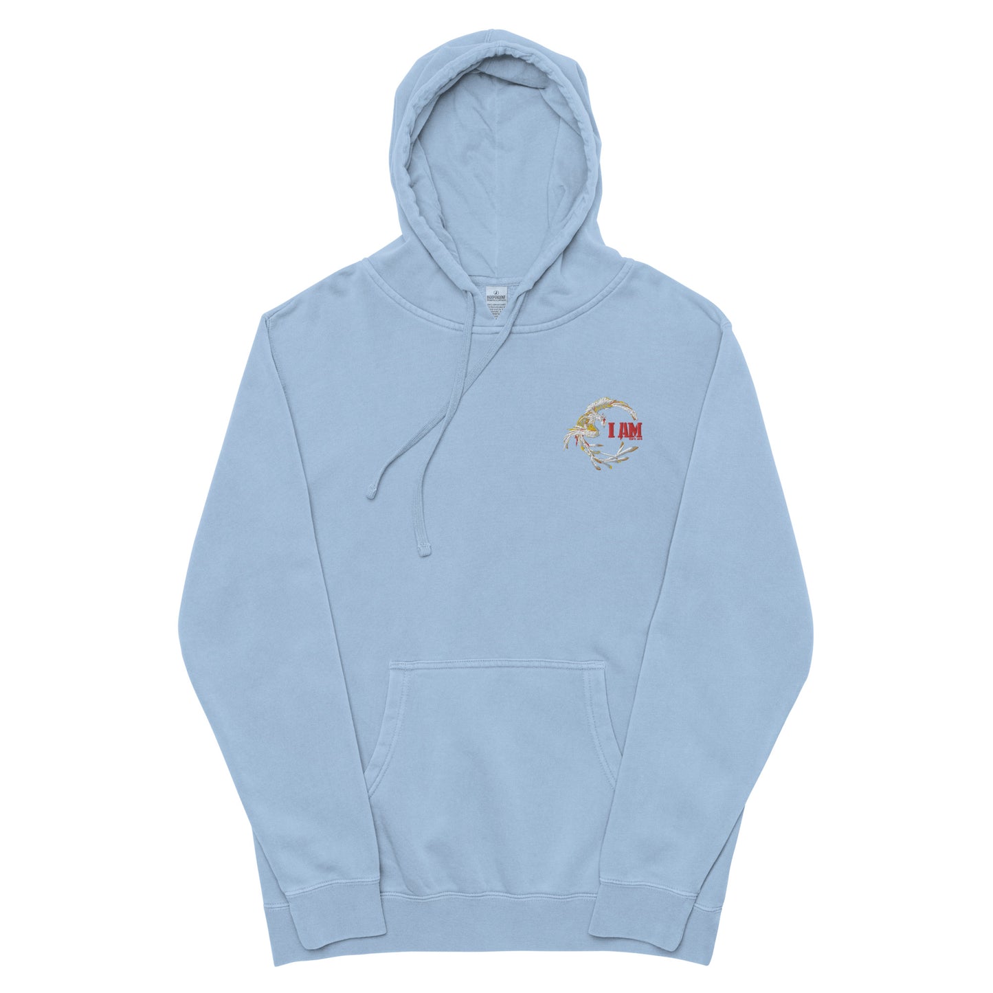 Brand logoUnisex pigment-dyed hoodie