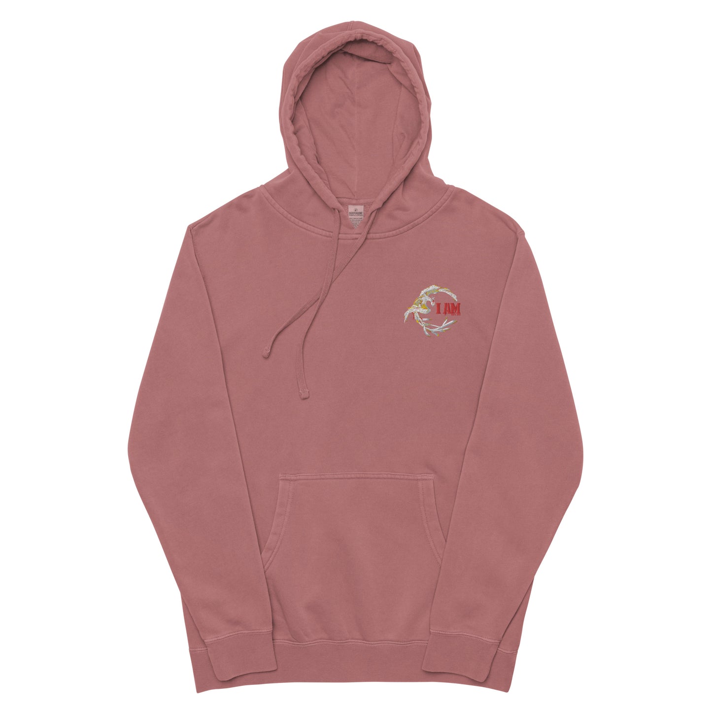 Brand logoUnisex pigment-dyed hoodie
