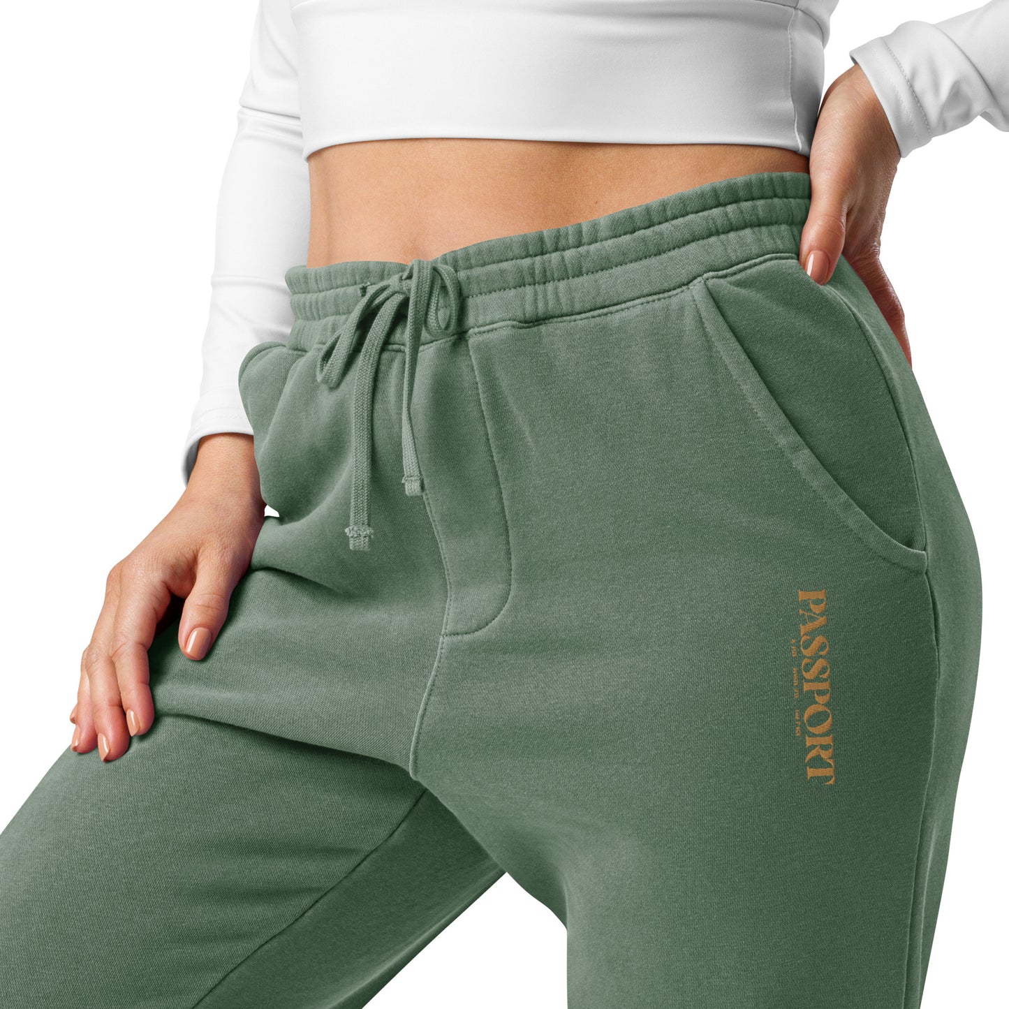 Passport Unisex pigment-dyed sweatpants