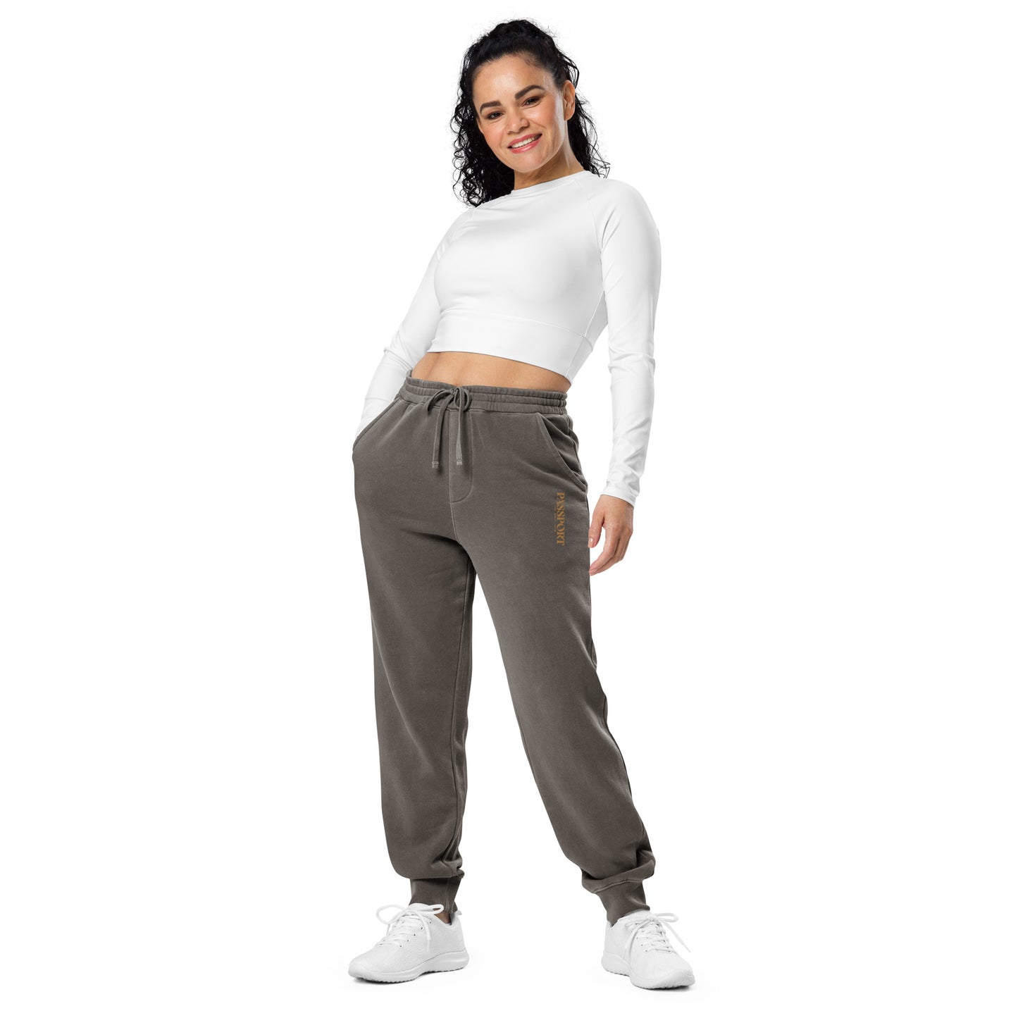 Passport Unisex pigment-dyed sweatpants