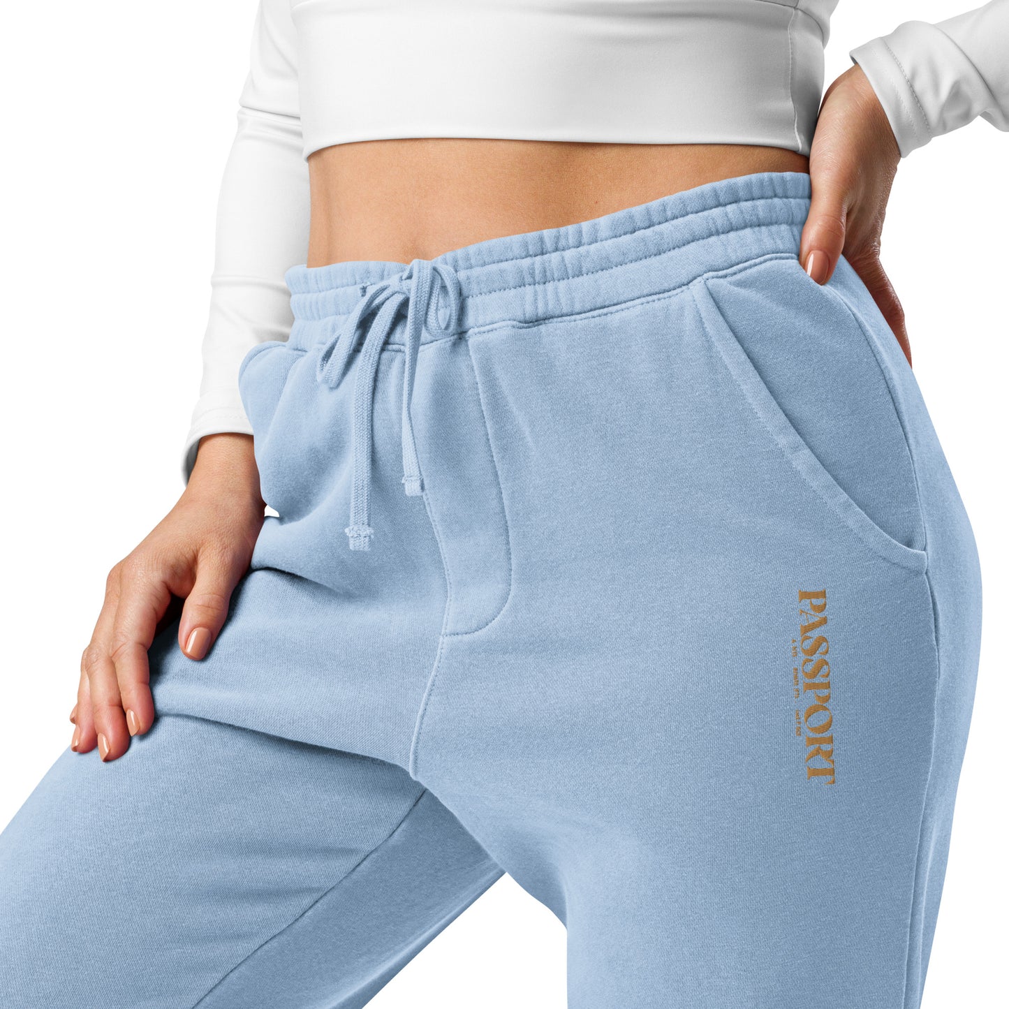 Passport Unisex pigment-dyed sweatpants