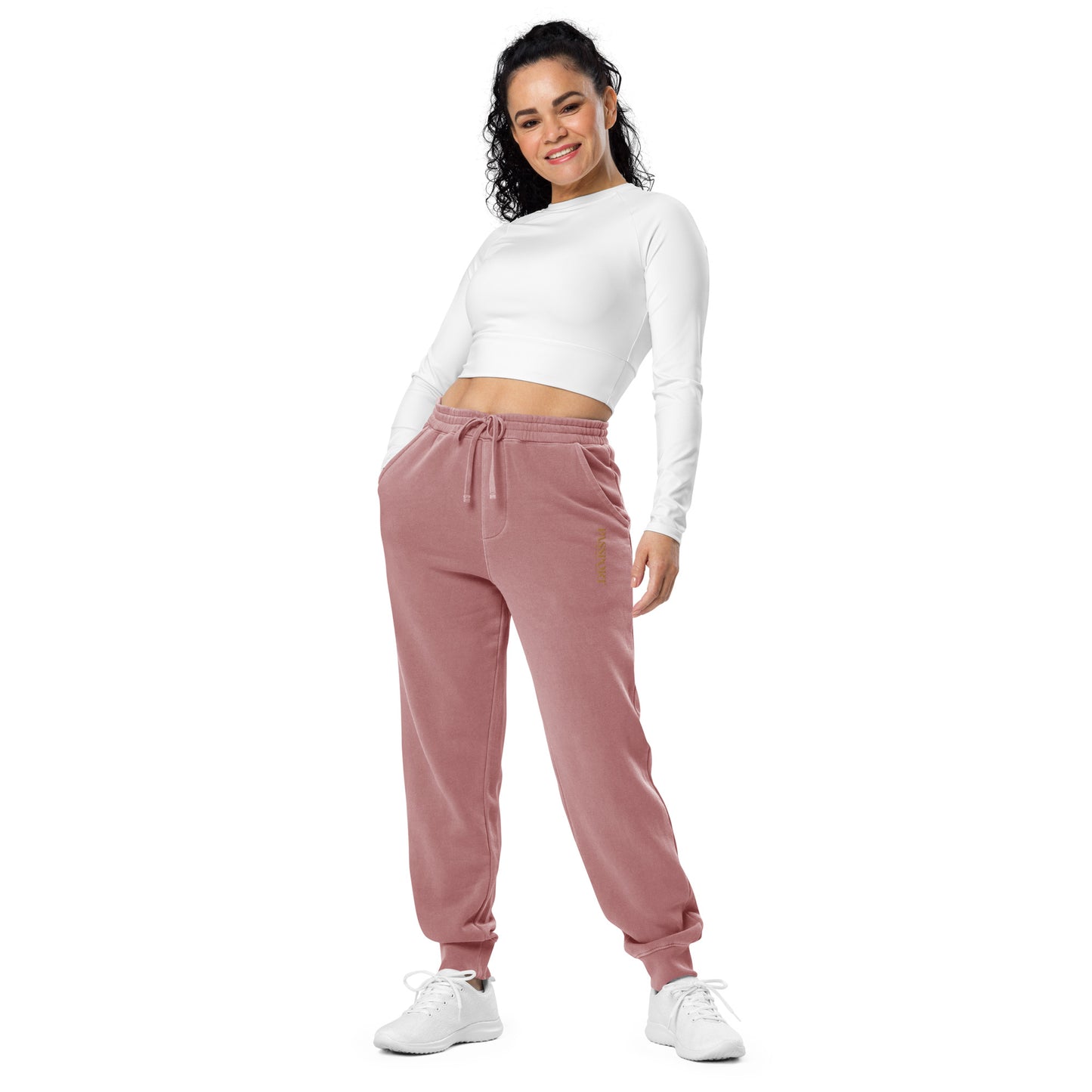 Passport Unisex pigment-dyed sweatpants