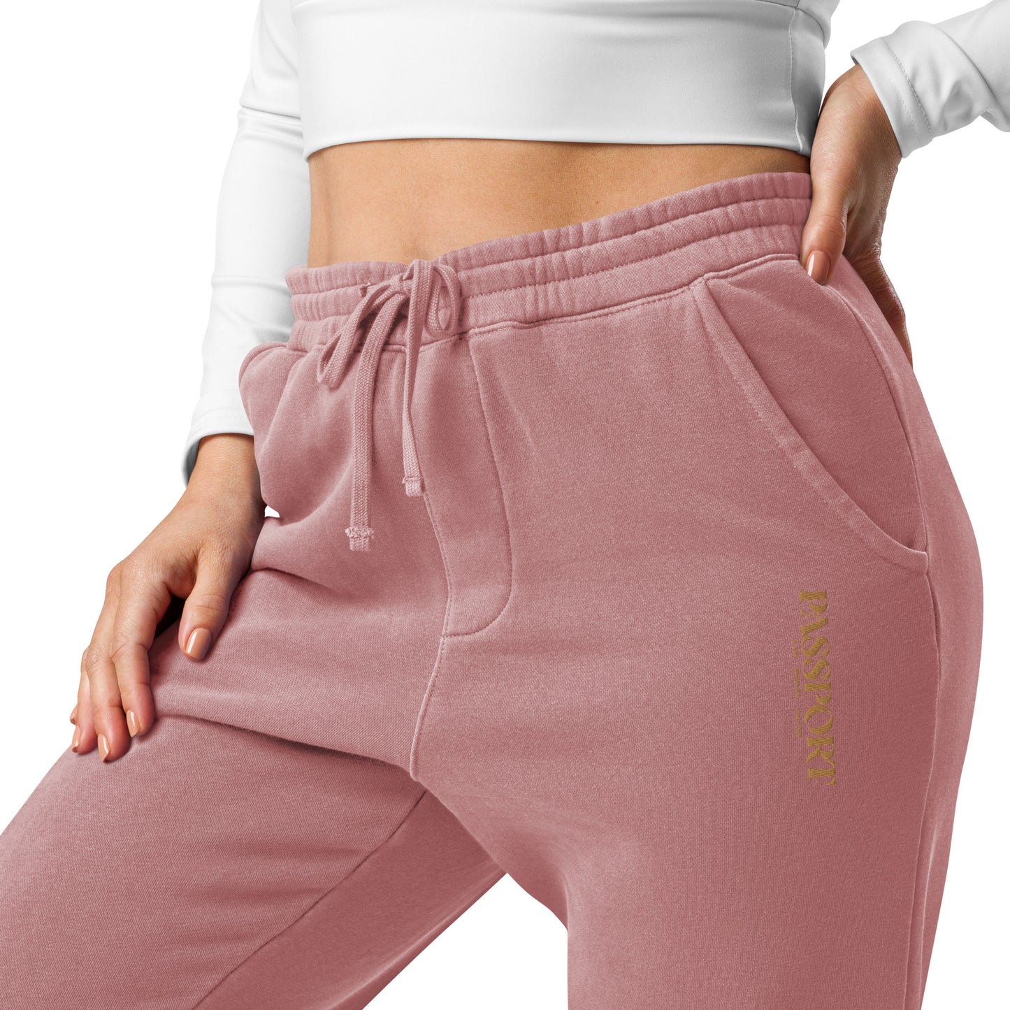 Passport Unisex pigment-dyed sweatpants