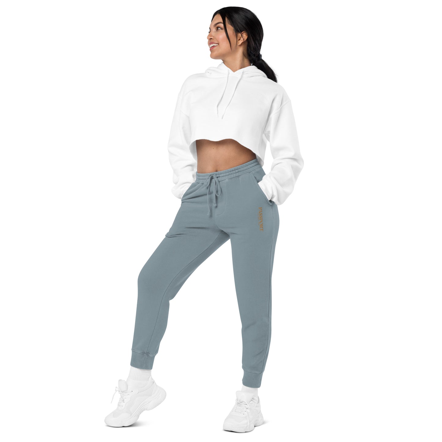 Passport Unisex pigment-dyed sweatpants