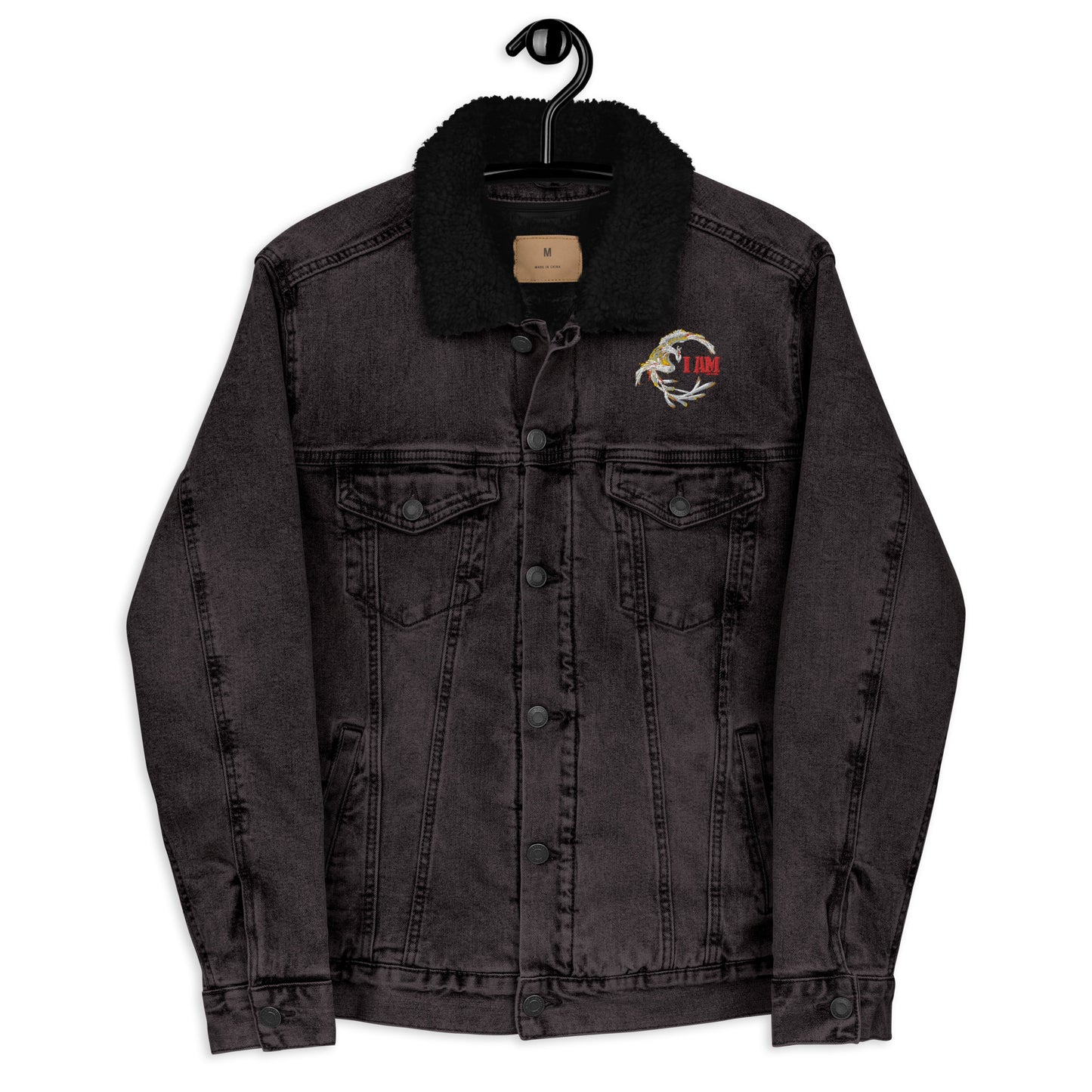 Logo deluxe Unisex denim sherpa jacket