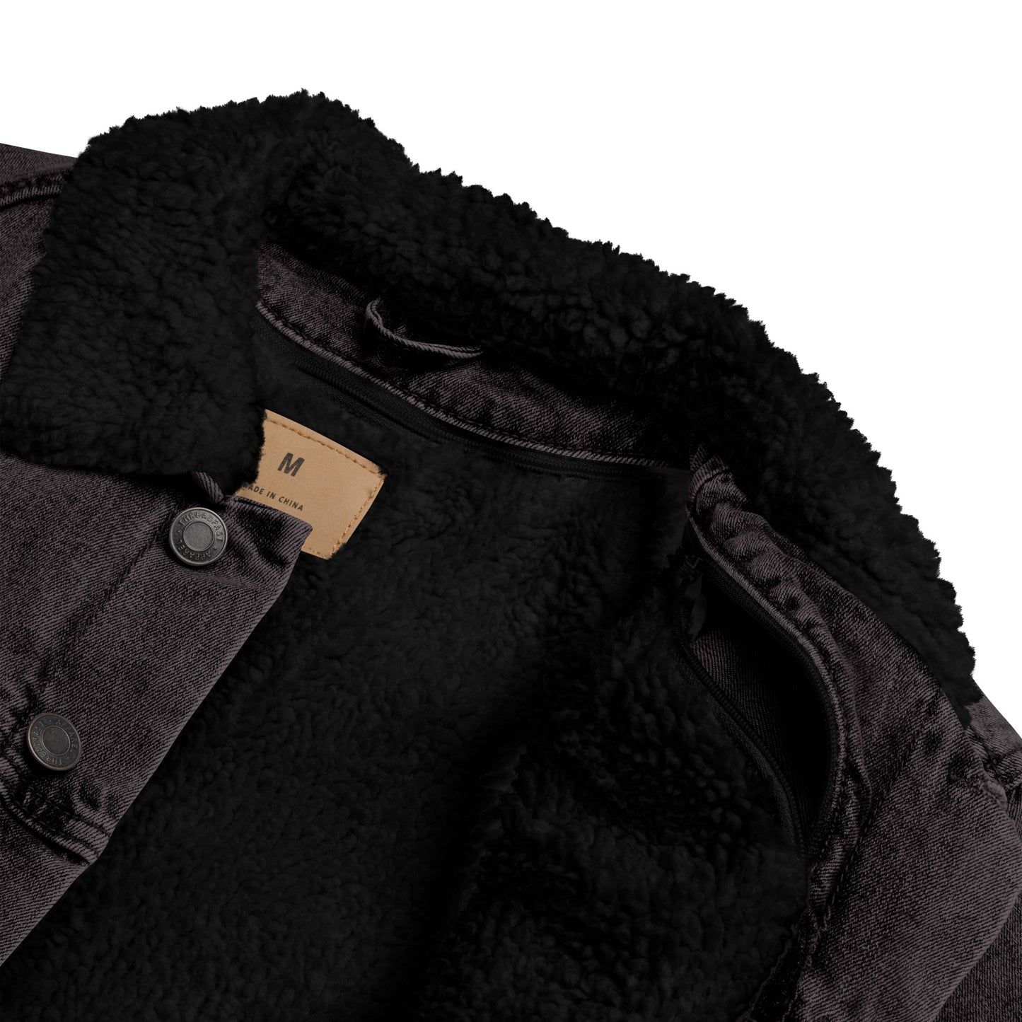 Logo deluxe Unisex denim sherpa jacket
