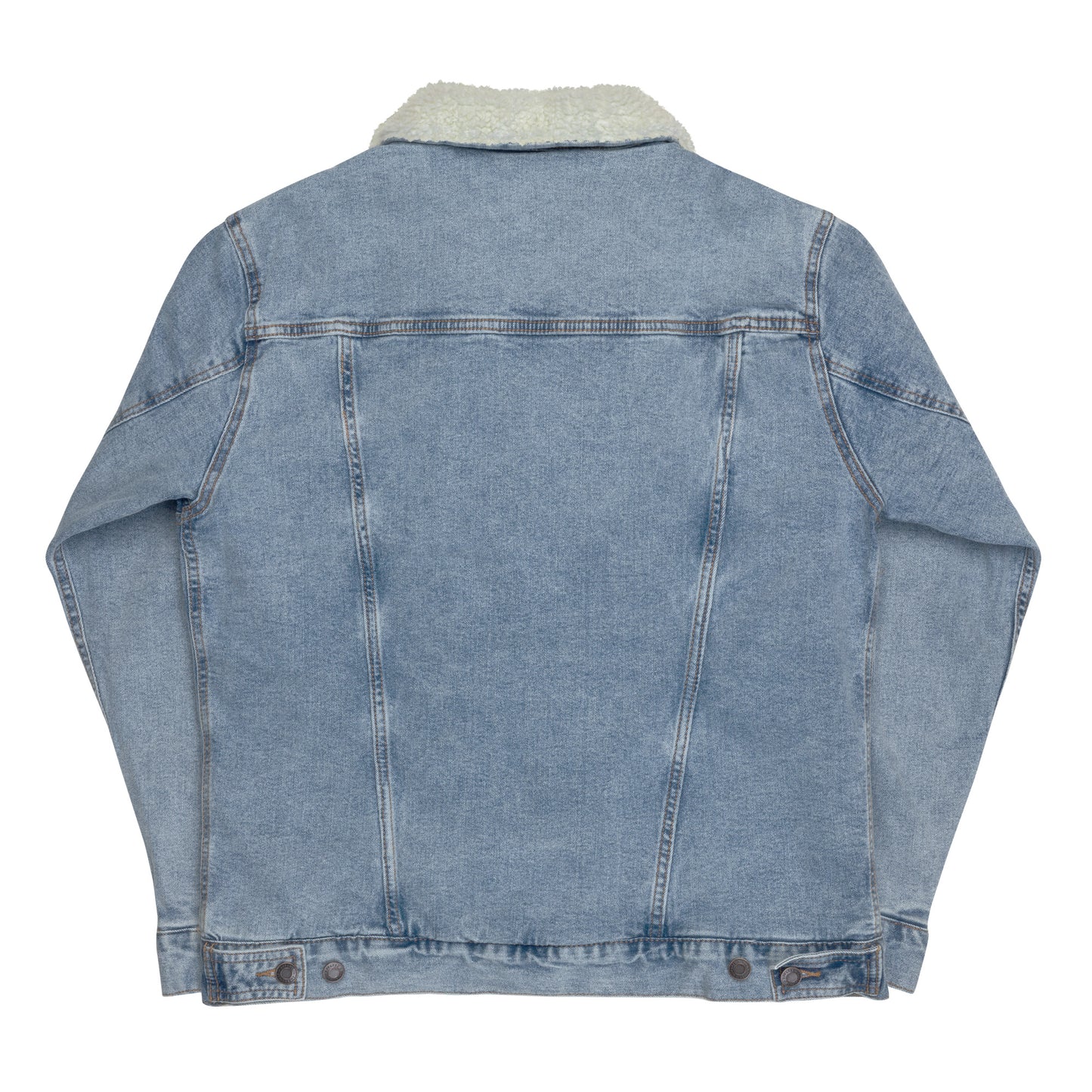 Logo deluxe Unisex denim sherpa jacket