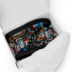 BAs face black Women’s high top canvas shoes