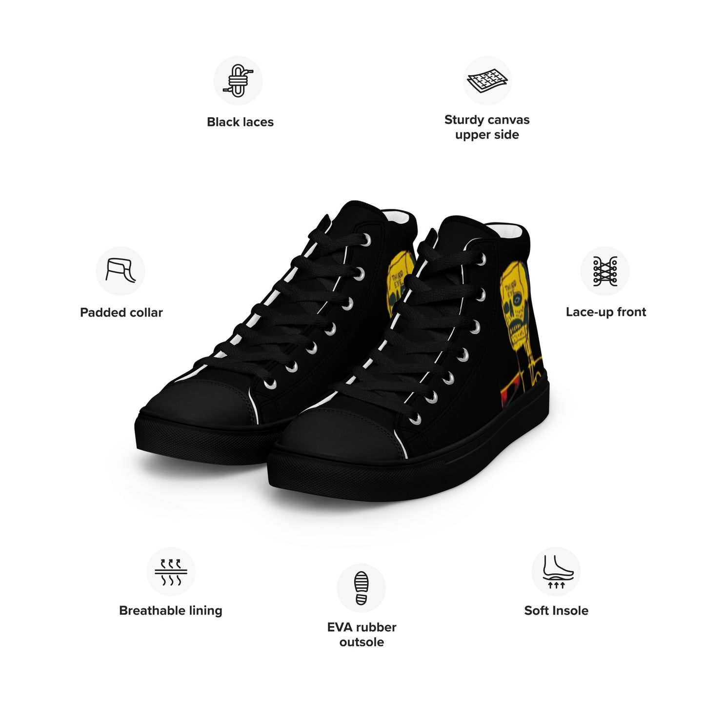 Awaken  Women’s high top canvas shoes