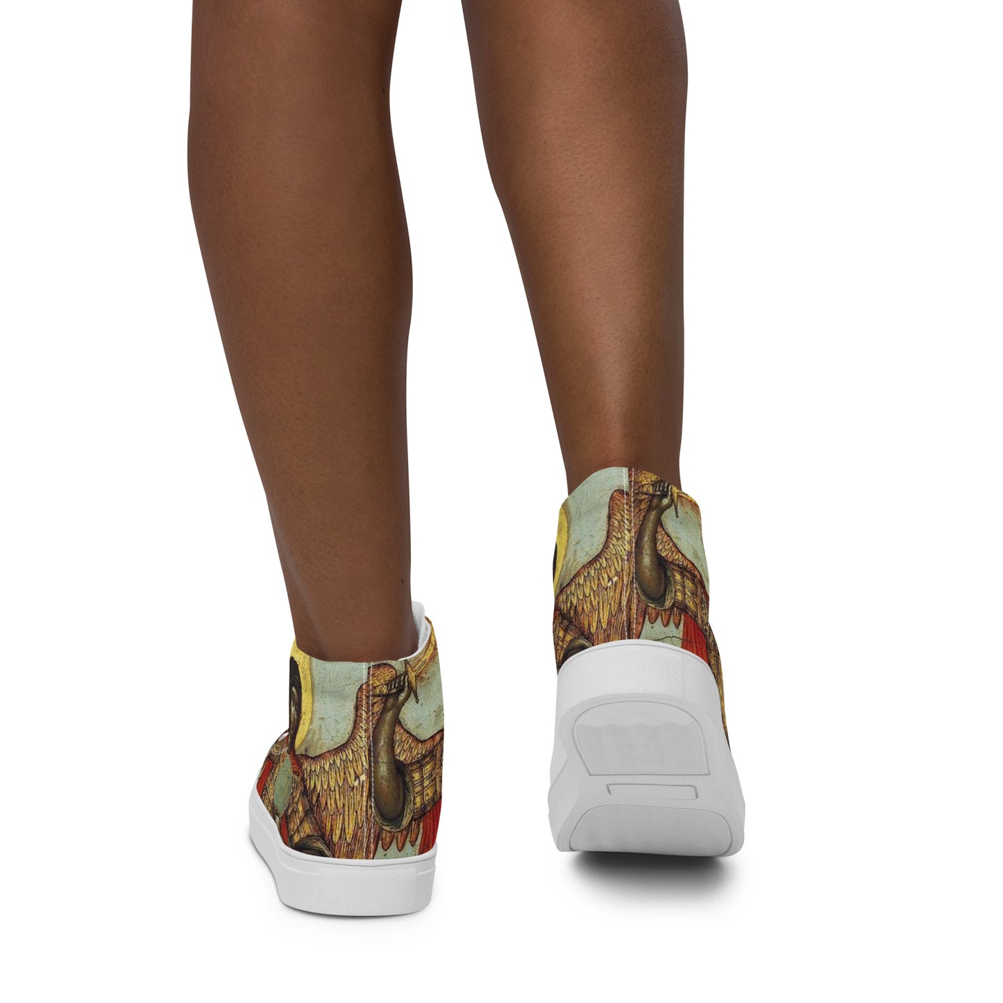 “ Divine Messengers “ Women’s high top canvas shoes