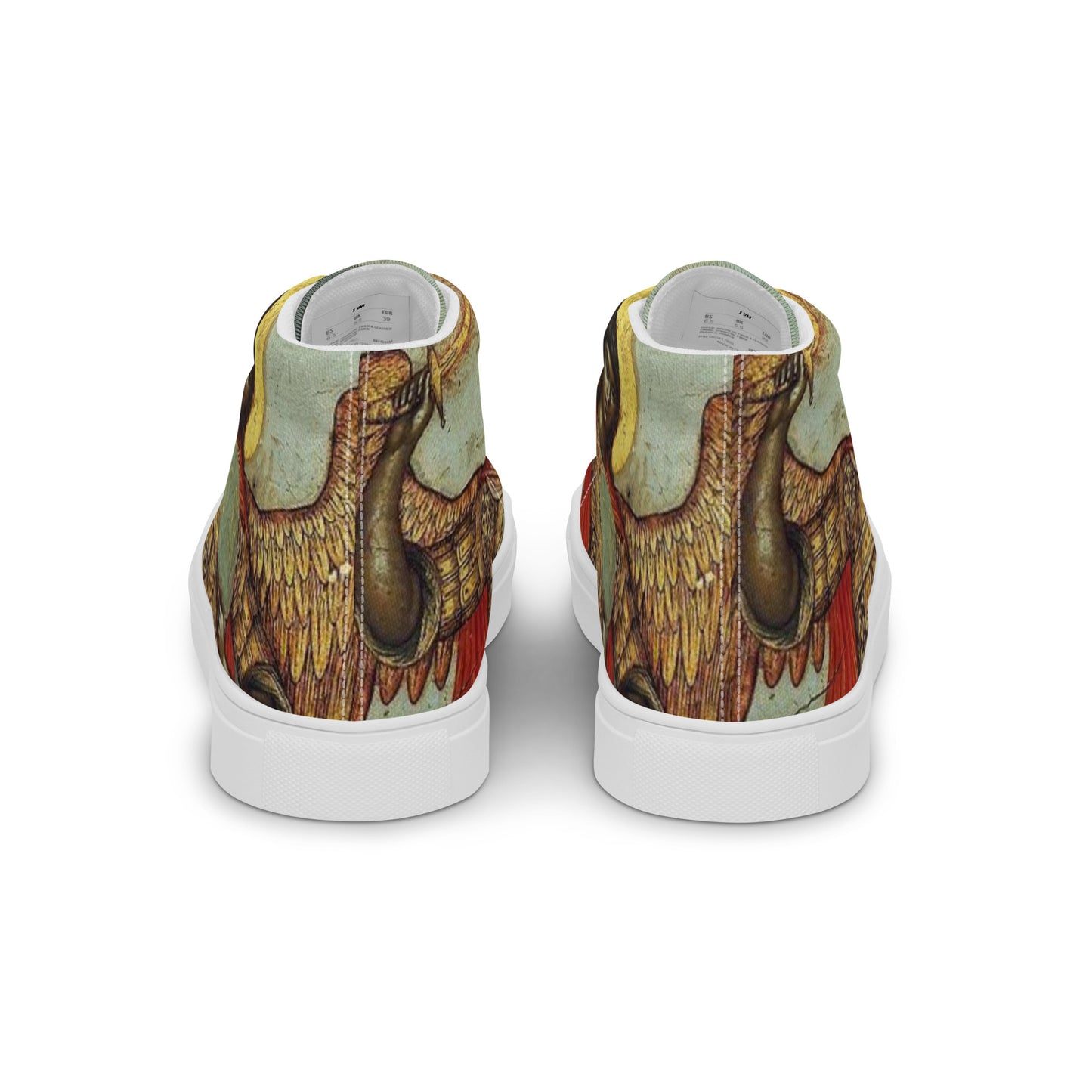 “ Divine Messengers “ Women’s high top canvas shoes