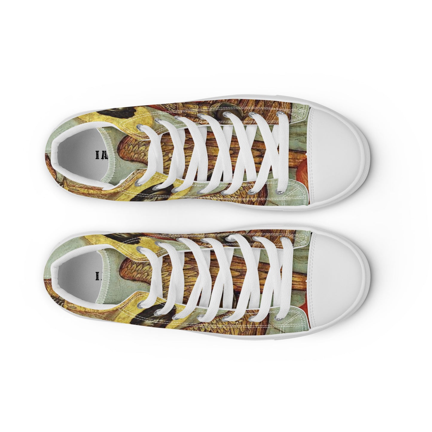 “ Divine Messengers “ Women’s high top canvas shoes