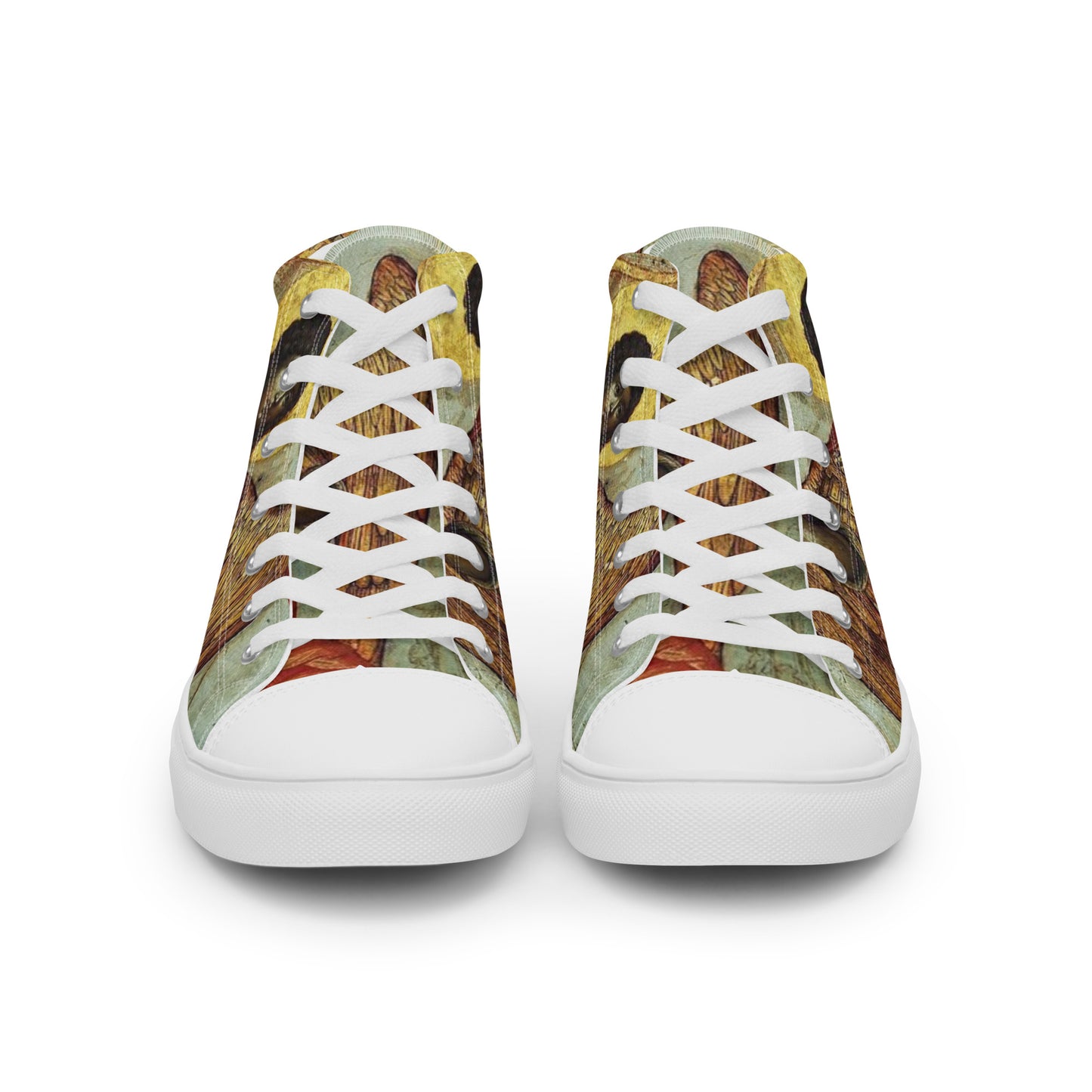 “ Divine Messengers “ Women’s high top canvas shoes