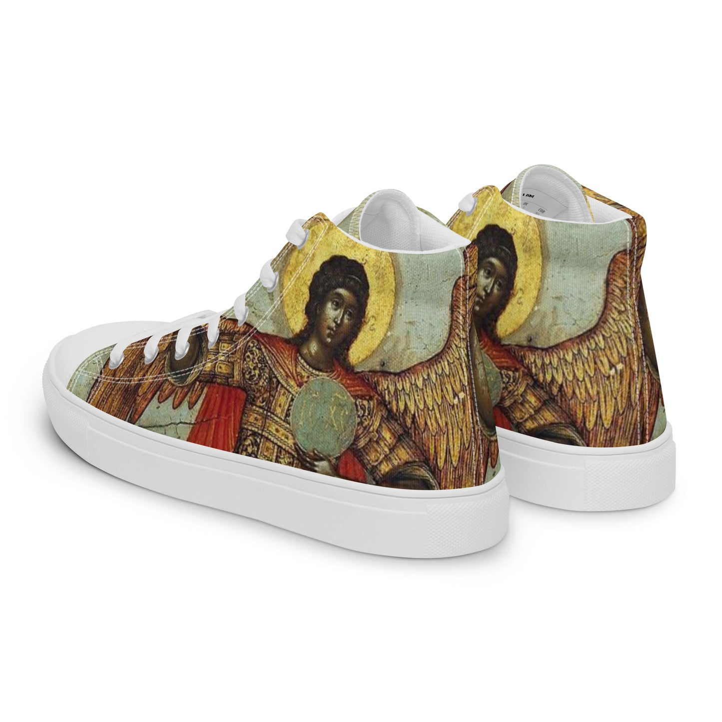 “ Divine Messengers “ Women’s high top canvas shoes